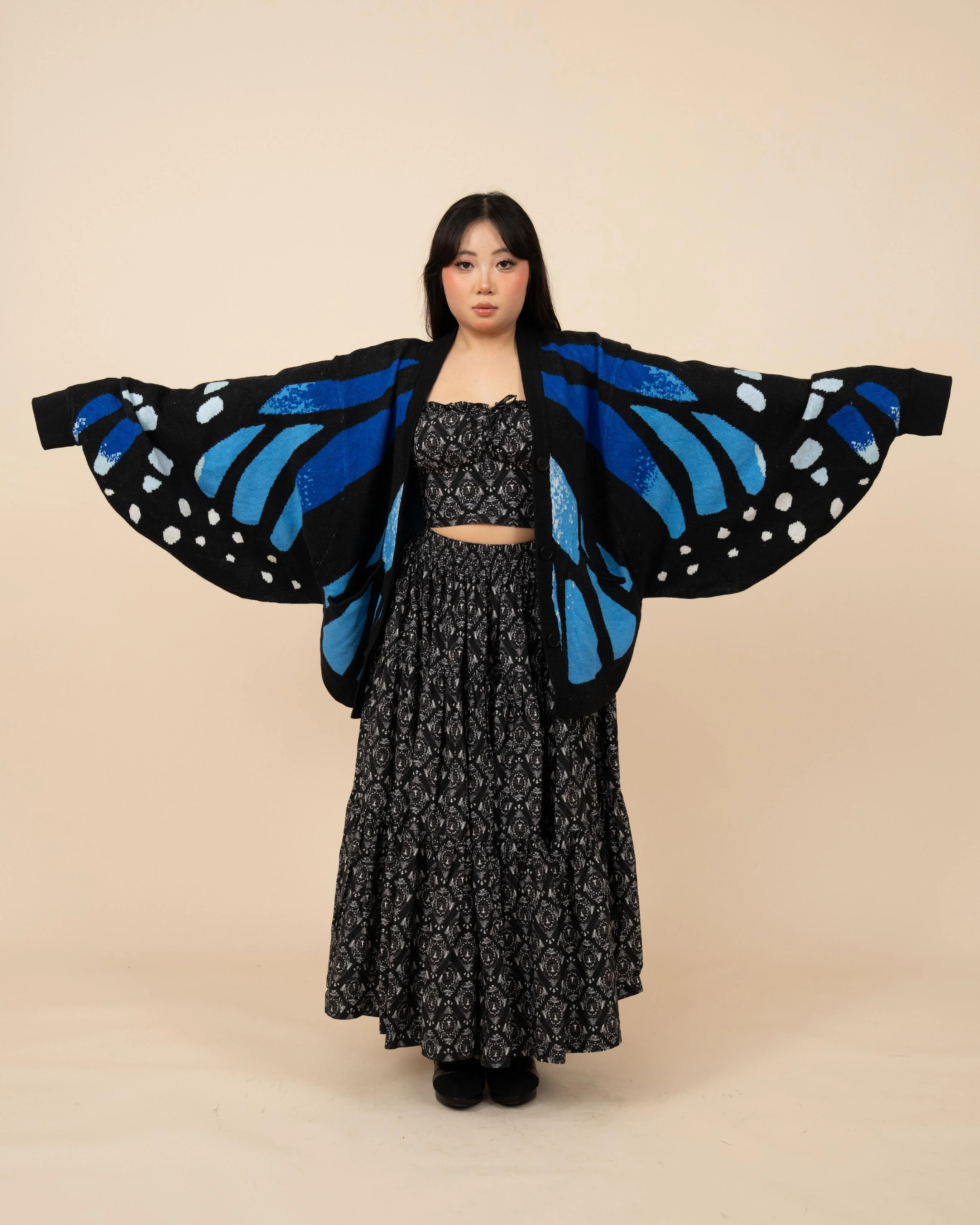 Blue Monarch Cardigan - Image 3