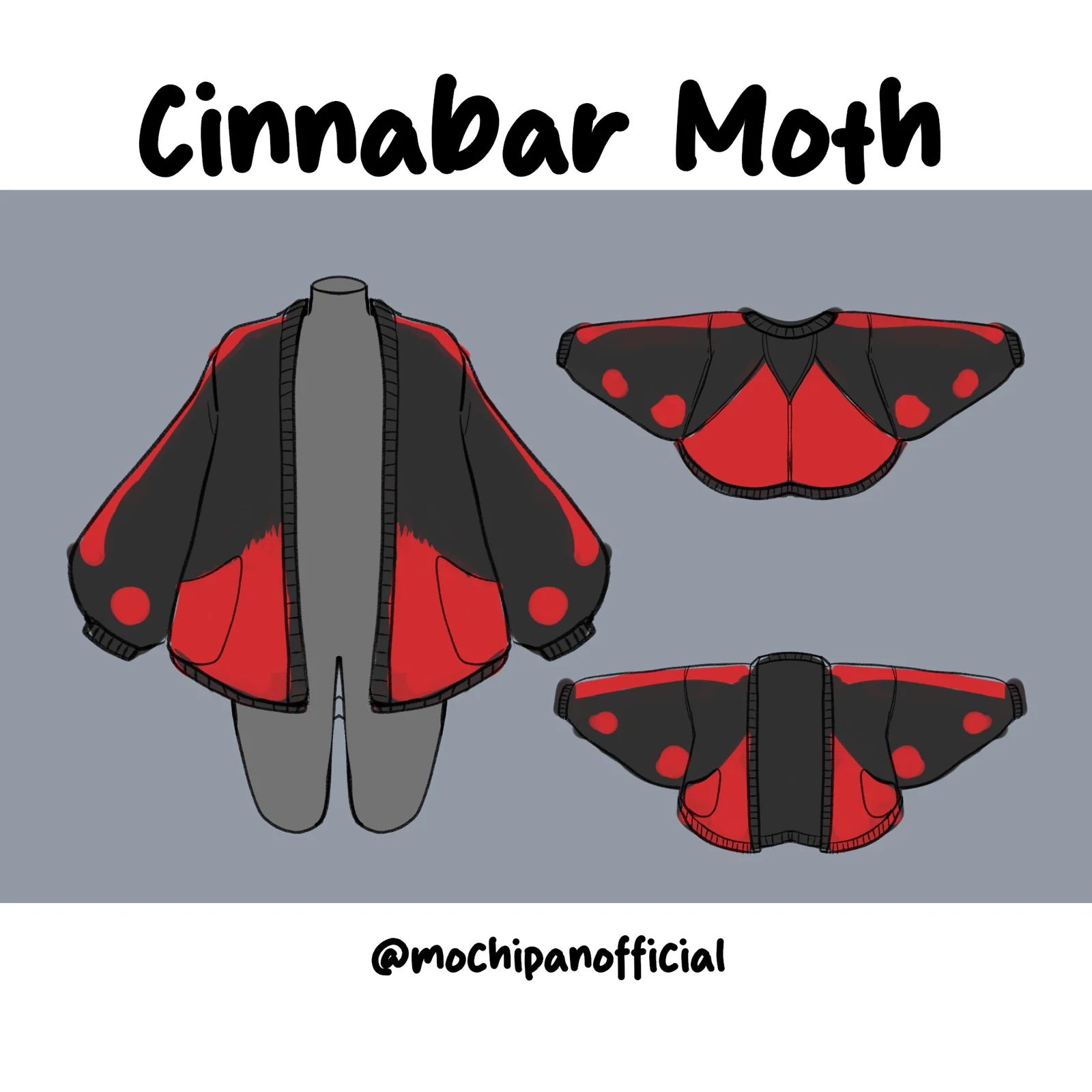Cinnabar Moth Cardigan - Image 19