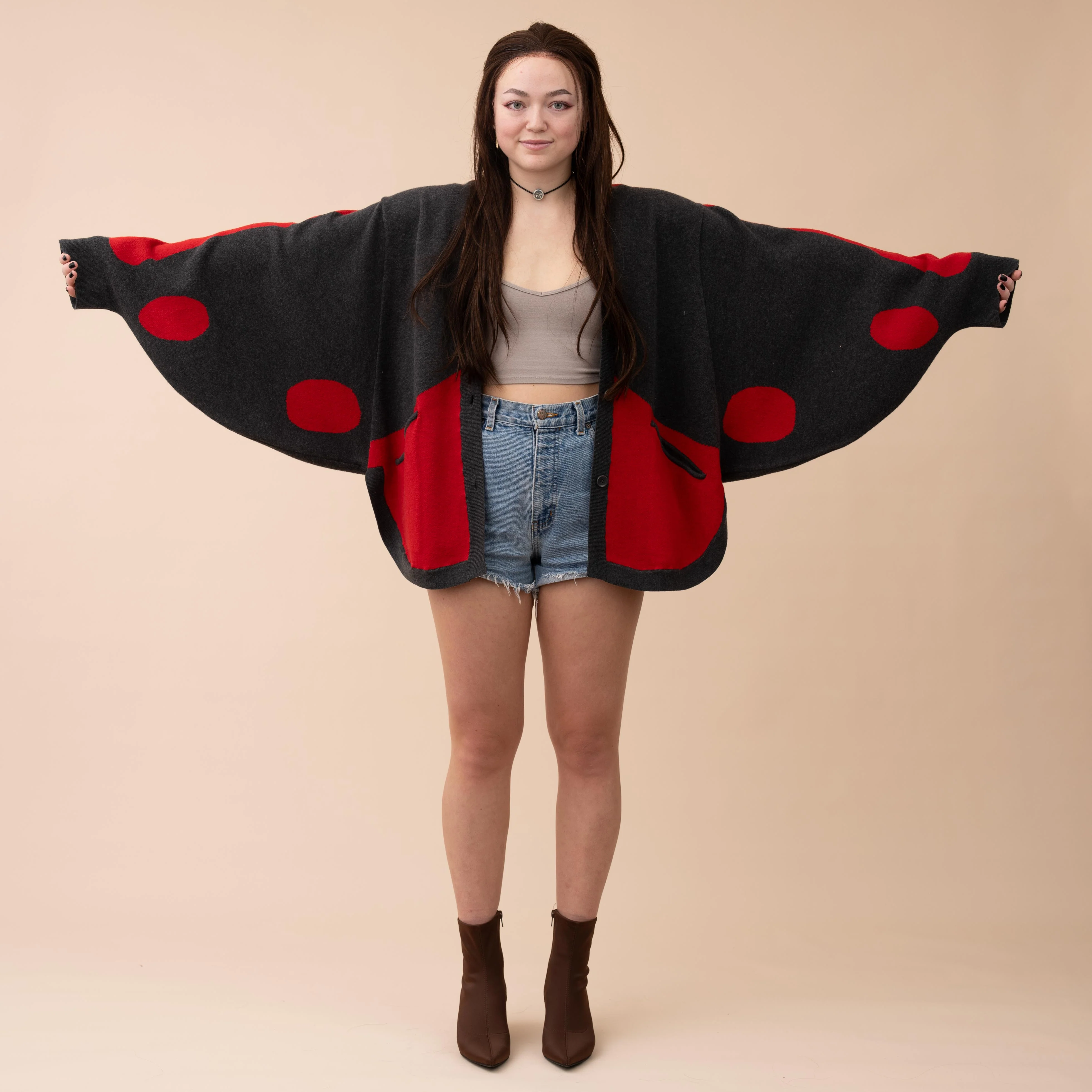 Cinnabar Moth Cardigan - Image 5
