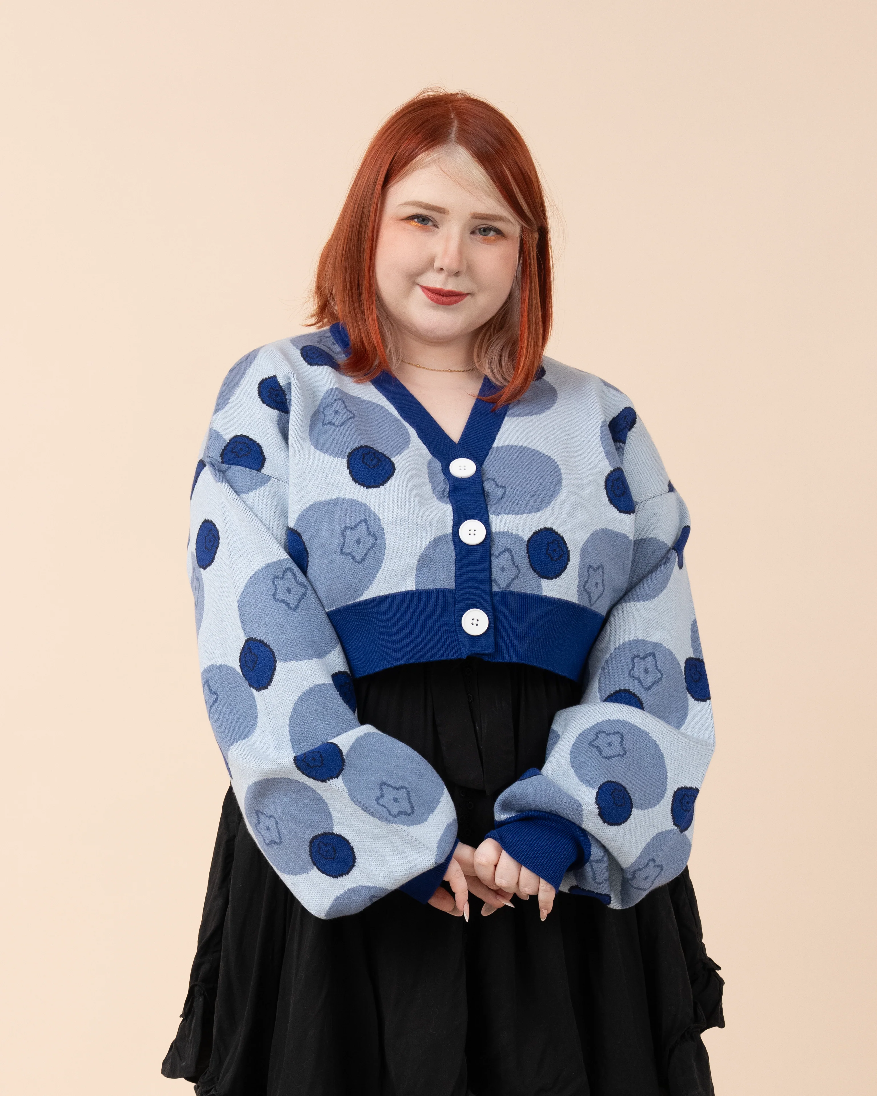 Cropped Blueberry Cardigan - Image 2