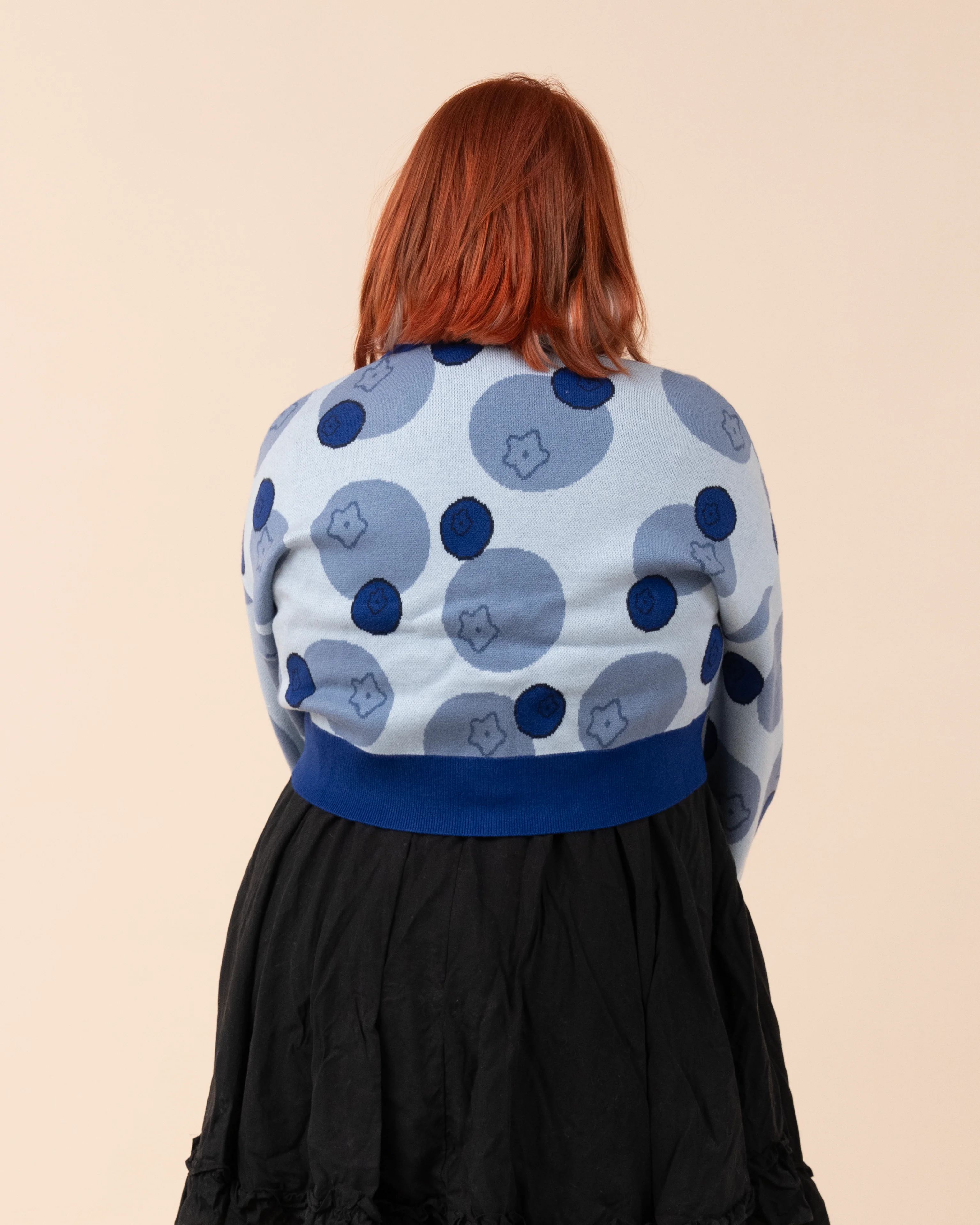 Cropped Blueberry Cardigan - Image 3