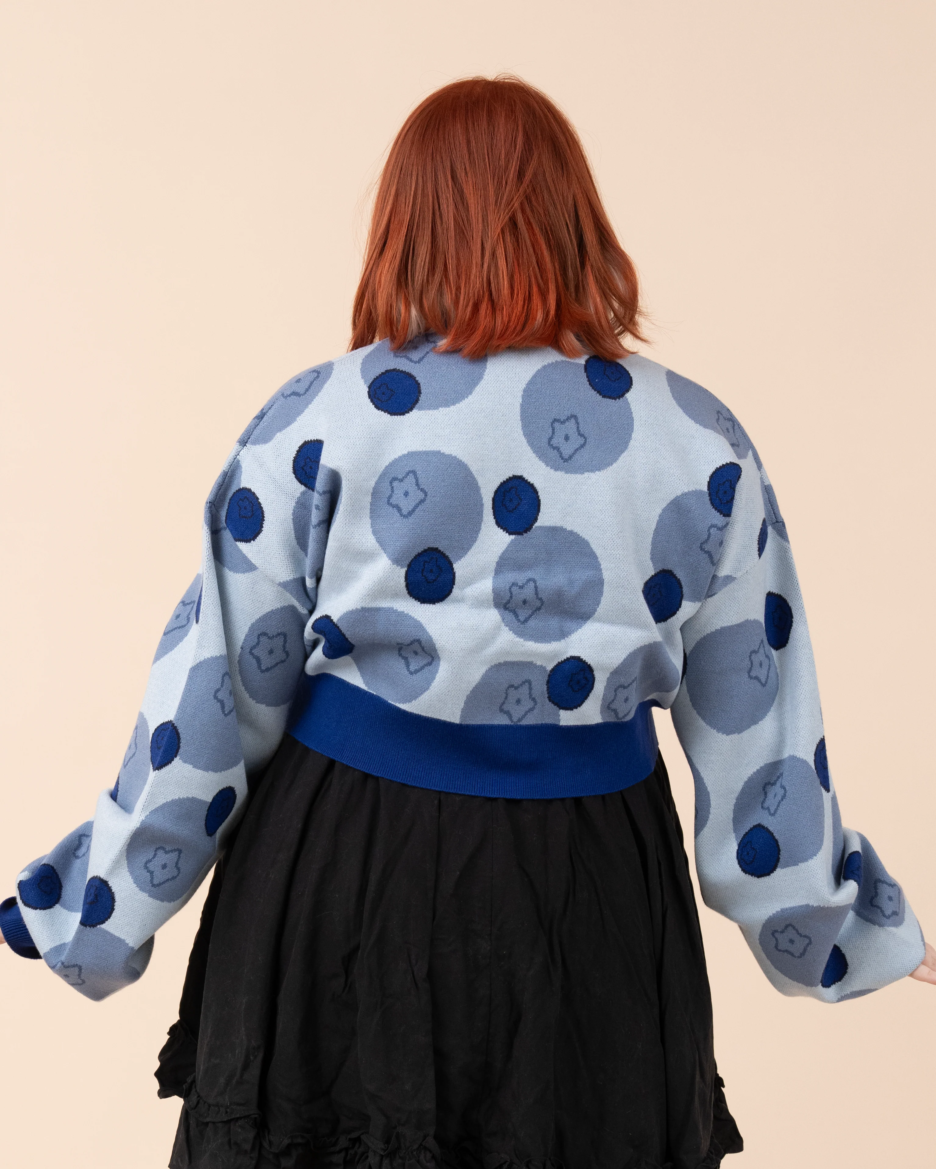 Cropped Blueberry Cardigan - Image 4
