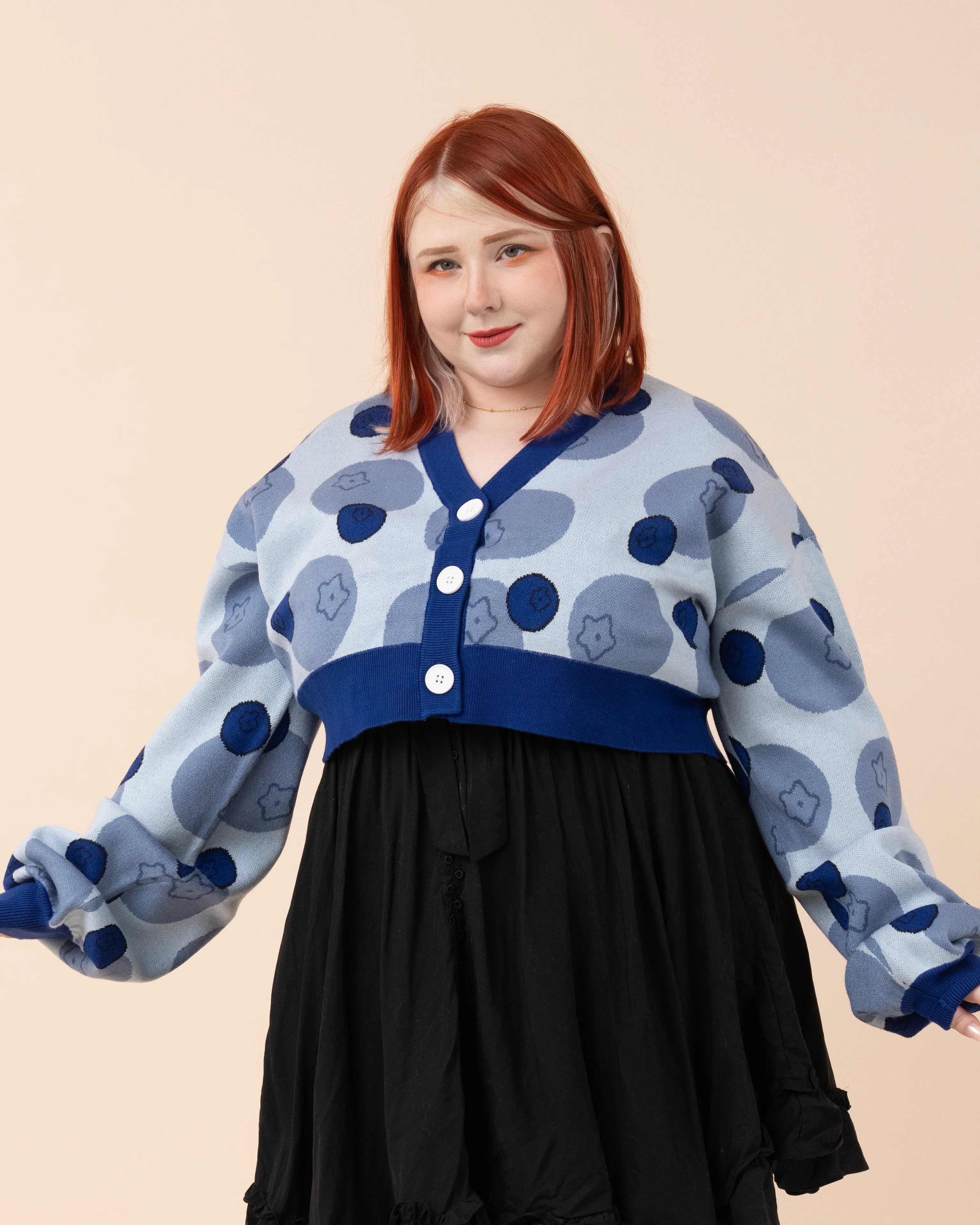 Cropped Blueberry Cardigan - Image 8