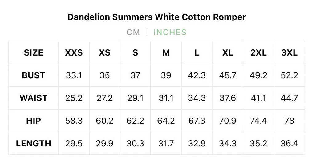 Dandelion Summers 100% Cotton Romper - Image 16