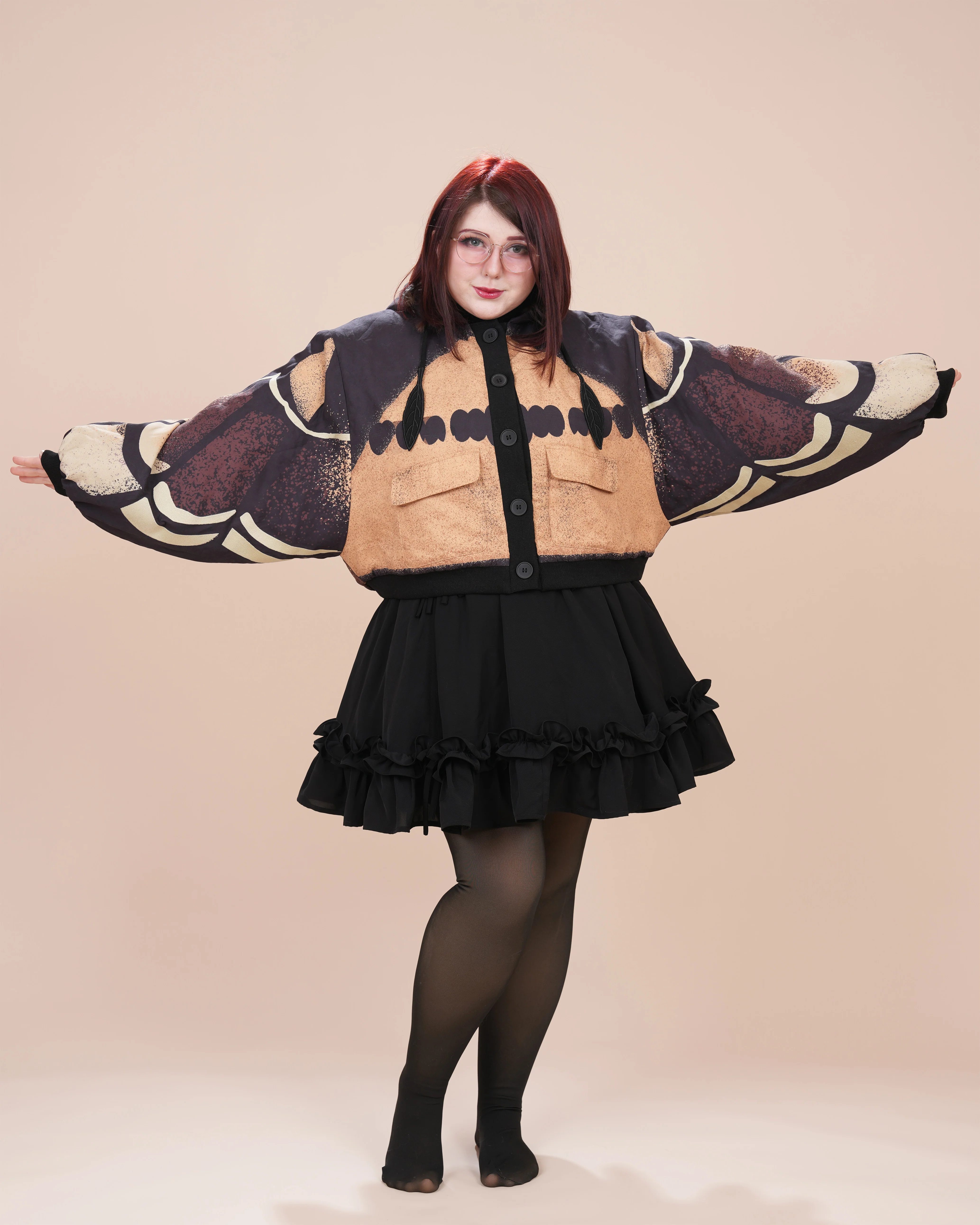 Death's Head  Moth Cropped Jacket (Restocking July 20th, 2026) - Image 10