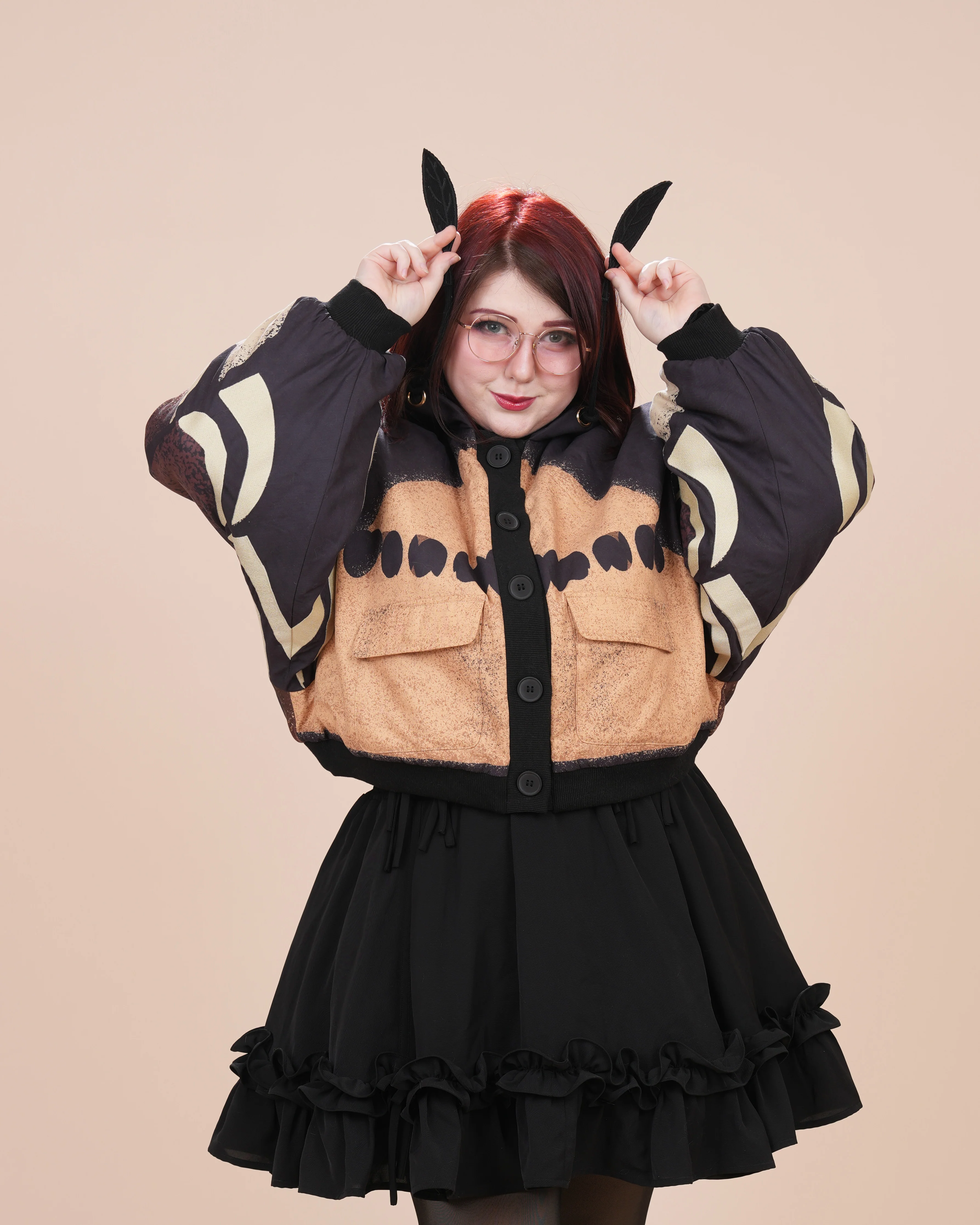 Death's Head  Moth Cropped Jacket (Restocking July 20th, 2026) - Image 11