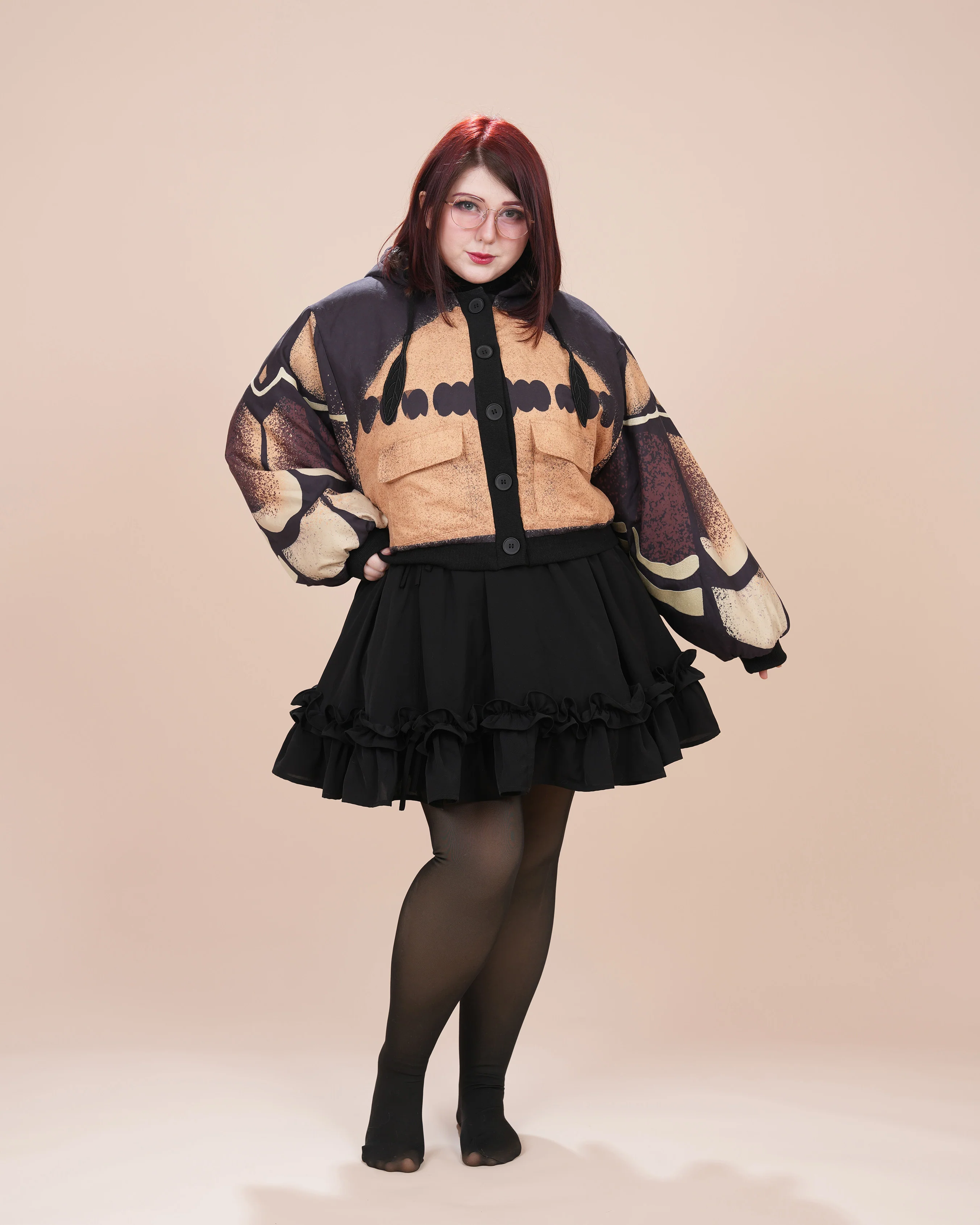 Death's Head  Moth Cropped Jacket (Restocking July 20th, 2026) - Image 14
