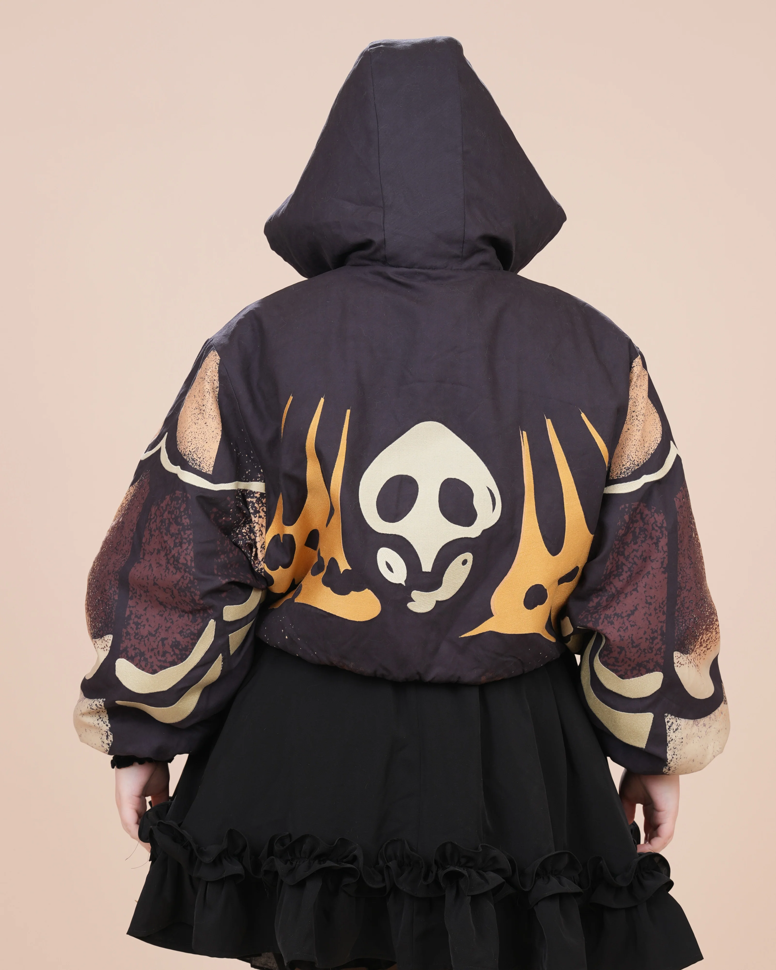 Death's Head  Moth Cropped Jacket (Restocking July 20th, 2026) - Image 5