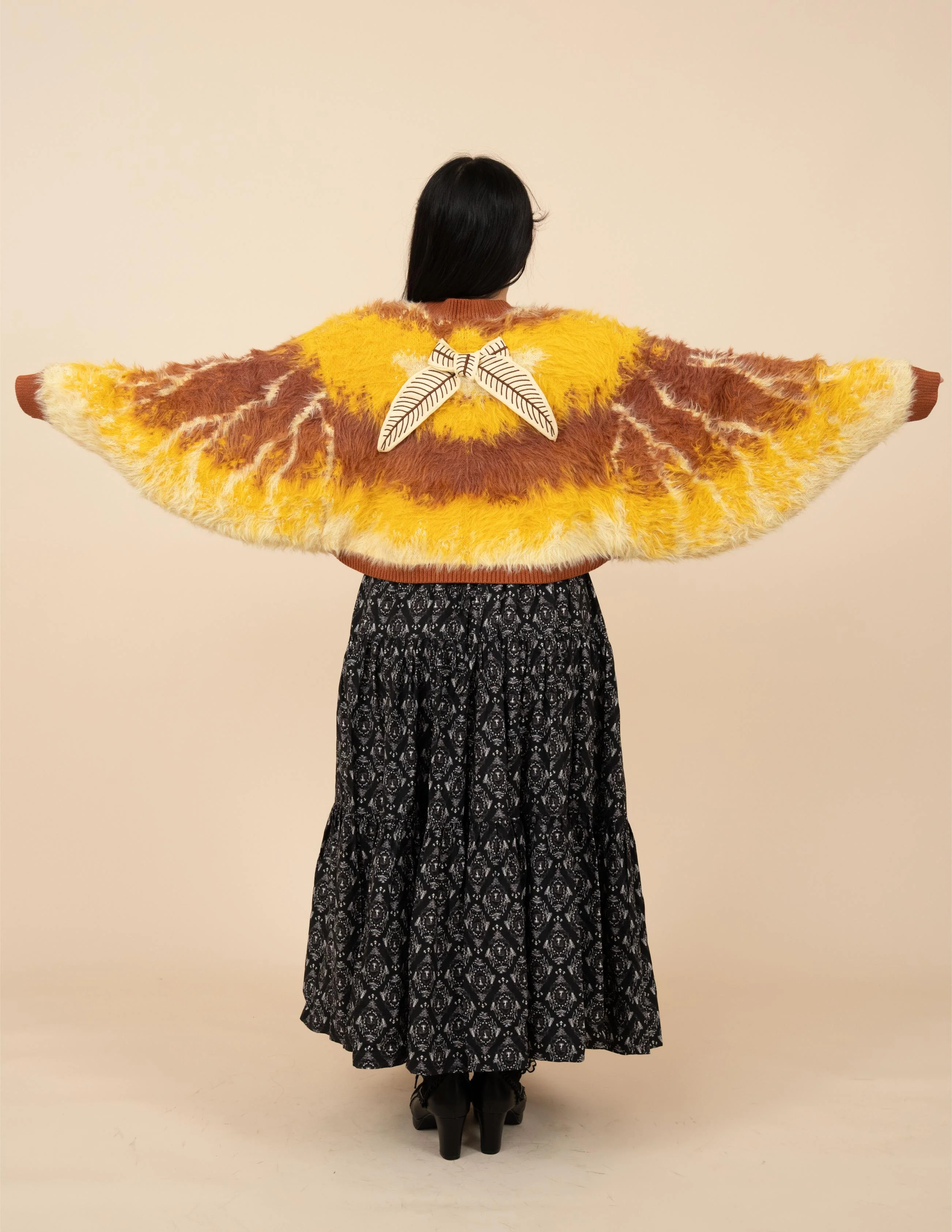 Flannel Moth Cropped Cardigan - Image 2
