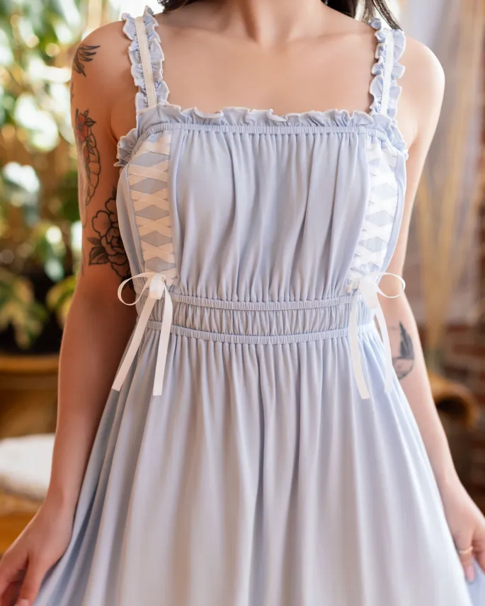 Goddess Nightgown in Blue (Pre-Order CLOSED) - Image 3