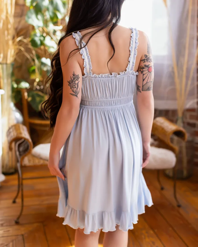 Goddess Nightgown in Blue (Pre-Order CLOSED) - Image 4