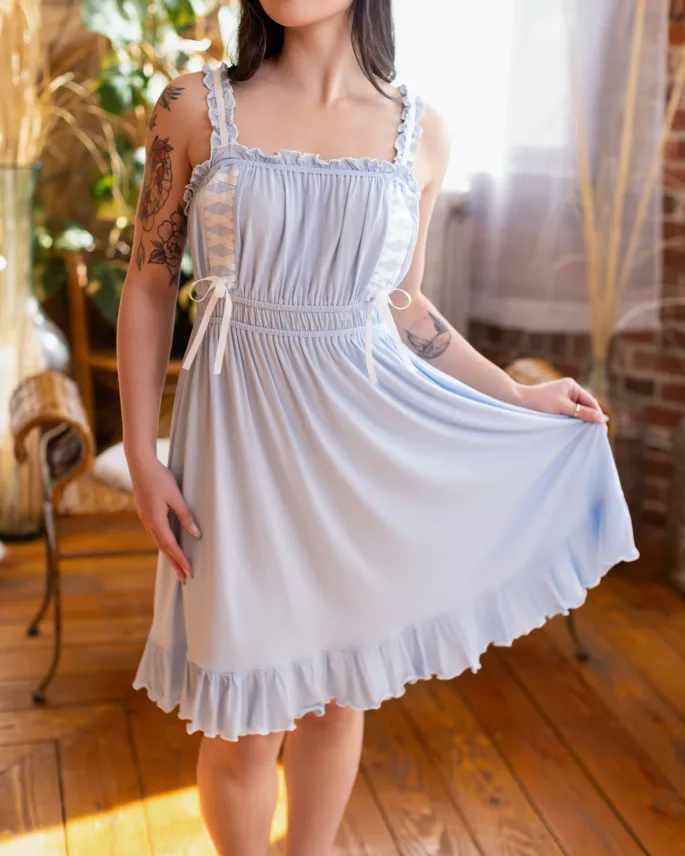 Goddess Nightgown in Blue (Pre-Order CLOSED) - Image 5