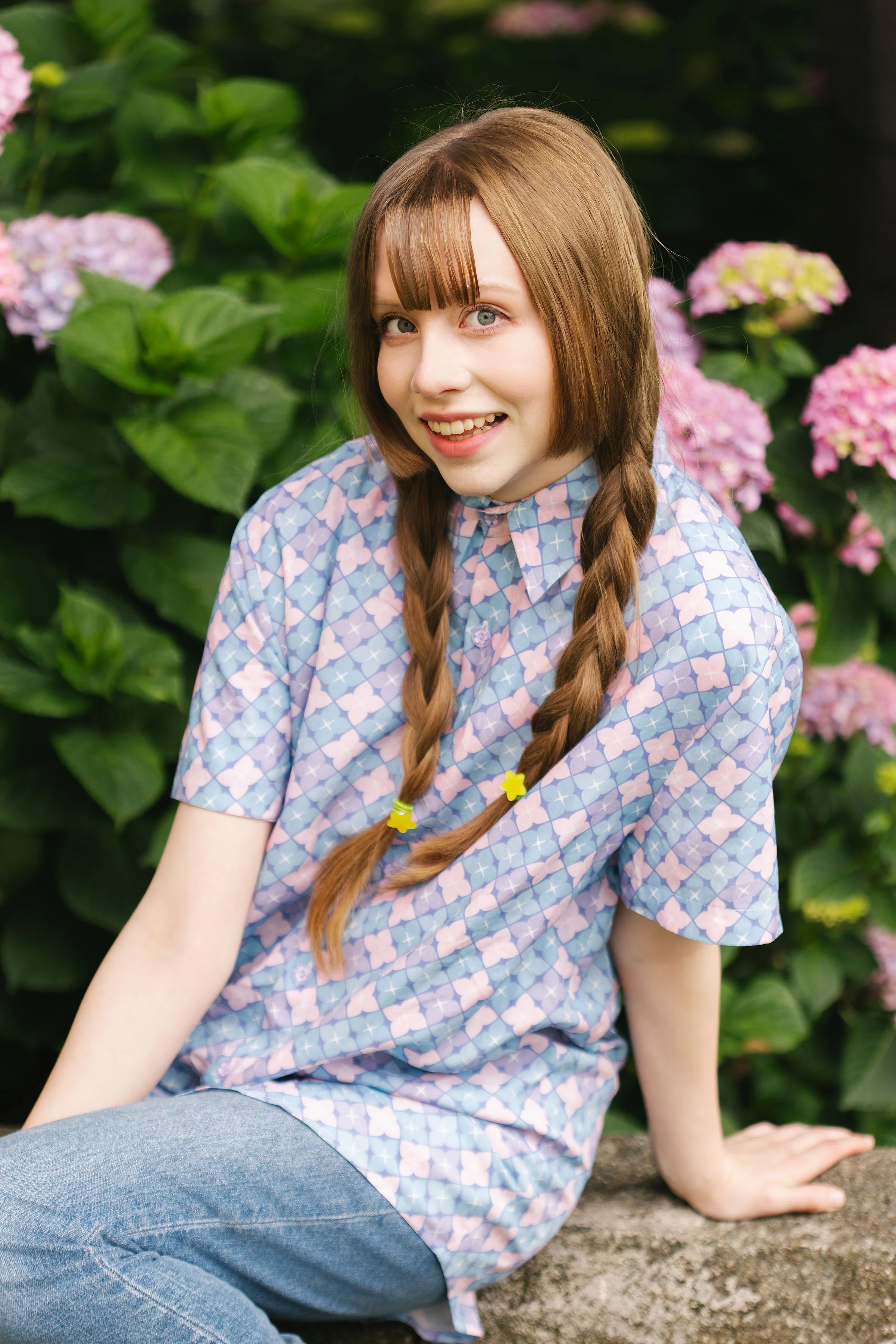 Hydrangea Button Down Shirt (Pre-Order) - Image 7