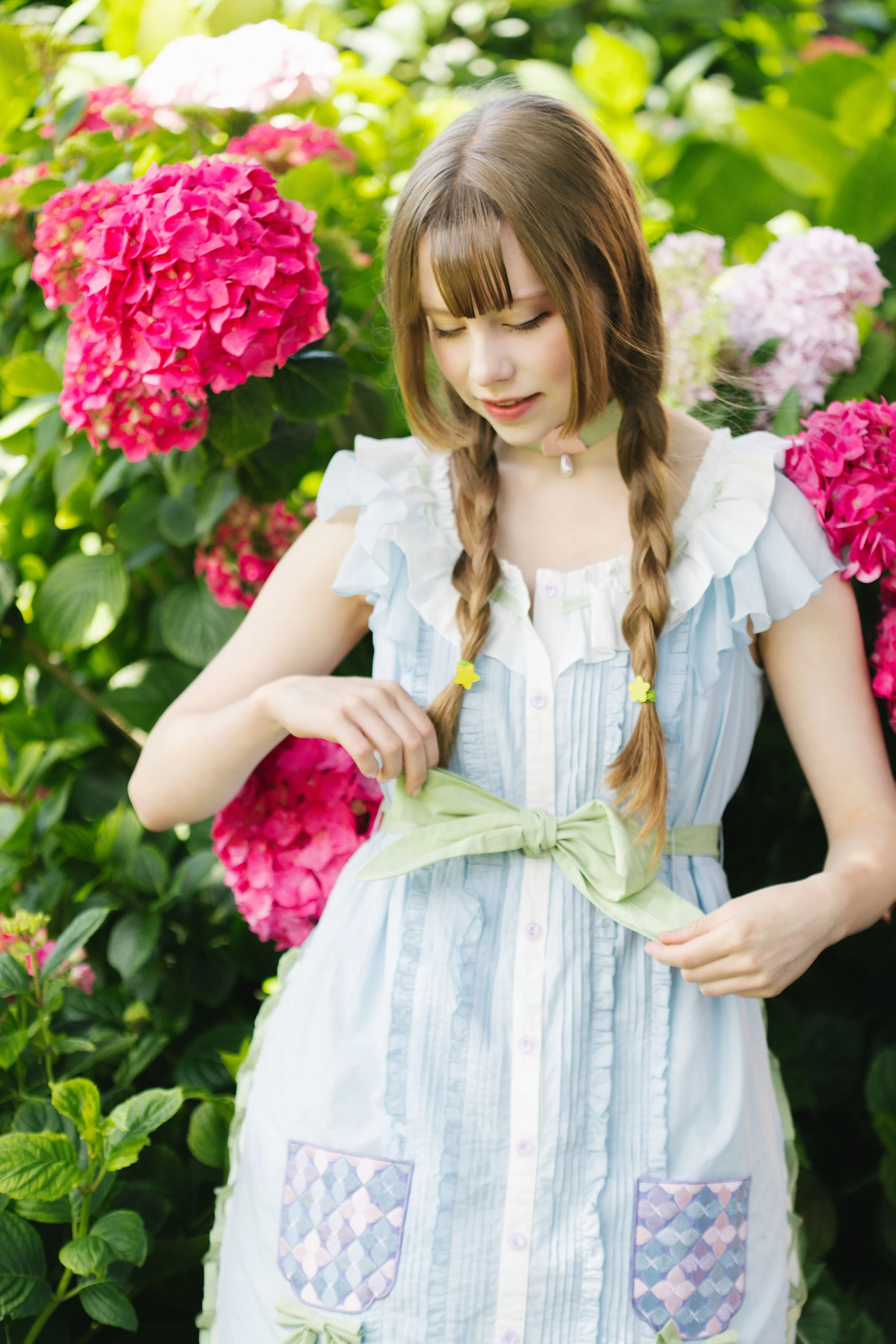 Hydrangea Dress (100% Cotton) (Pre-Order) - Image 15