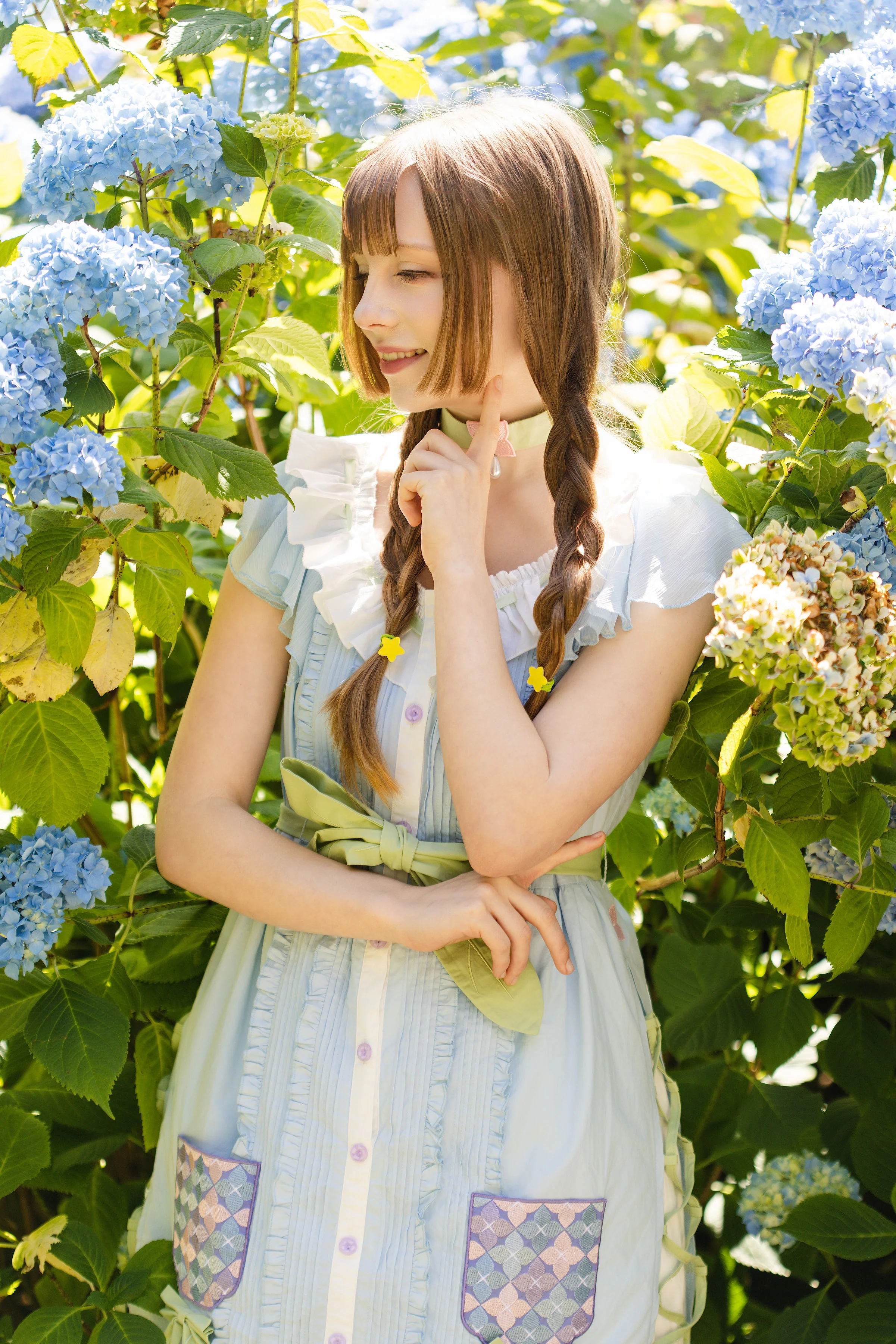 Hydrangea Dress (100% Cotton) (Pre-Order) - Image 6