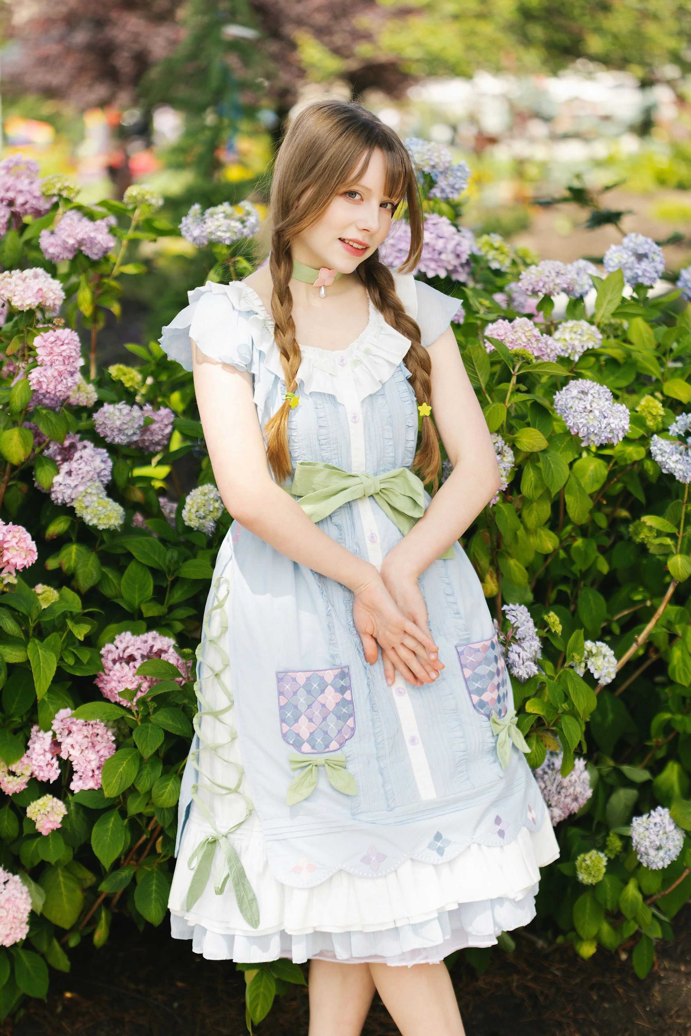 Hydrangea Dress (100% Cotton) (Pre-Order) - Image 8
