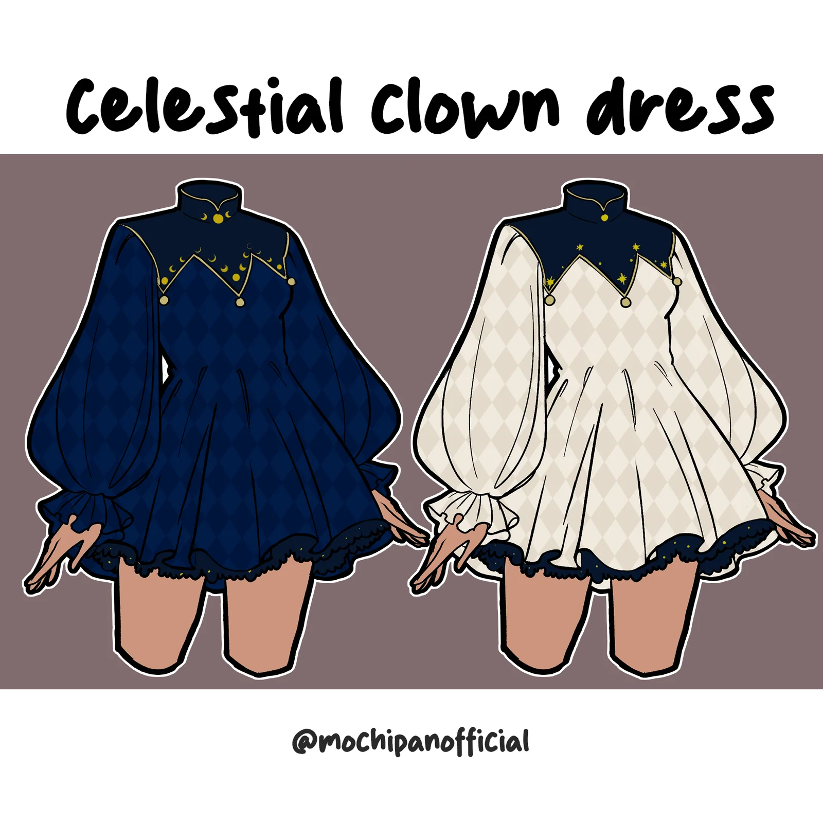 (Interest Check) Celestial Clown Dress (In Development) - Image 3
