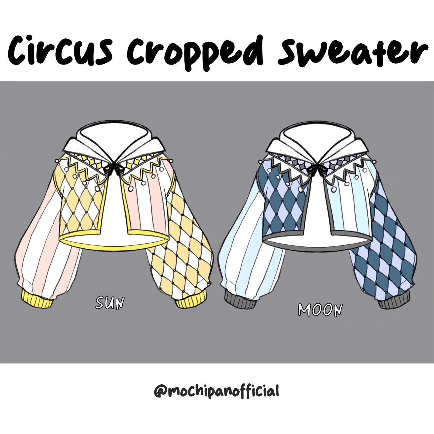 (Interest Check) Circus Cropped Sweater (In Development) - Image 4