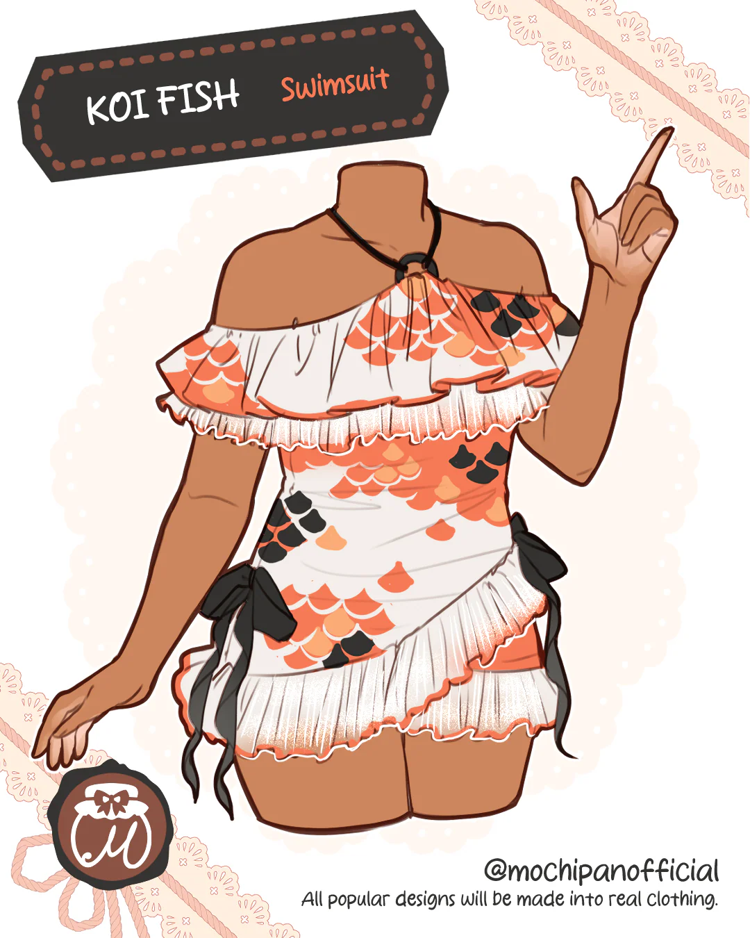 (Interest Check) Koi Fish Swimsuit