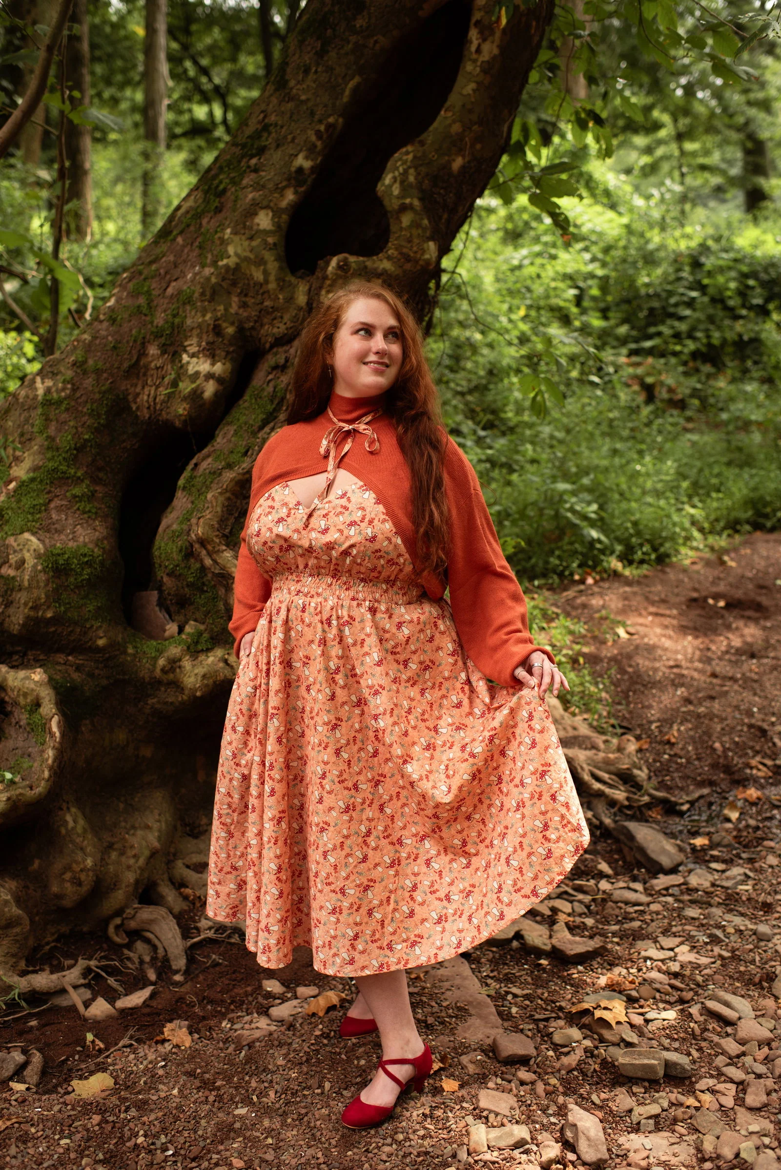 Mushroom Picnic Dress - Image 19