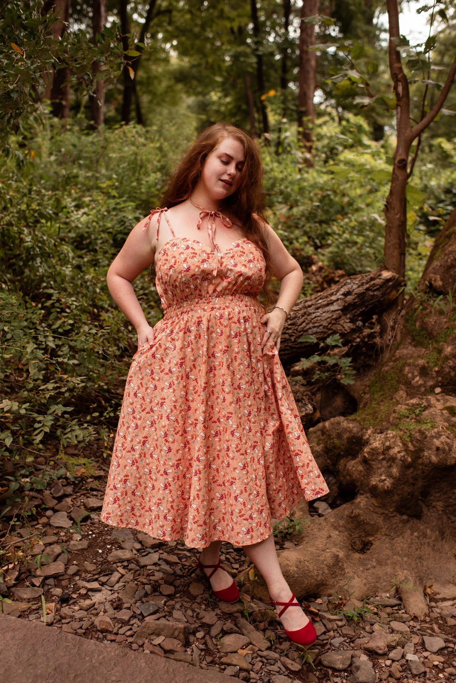 Mushroom Picnic Dress - Image 22