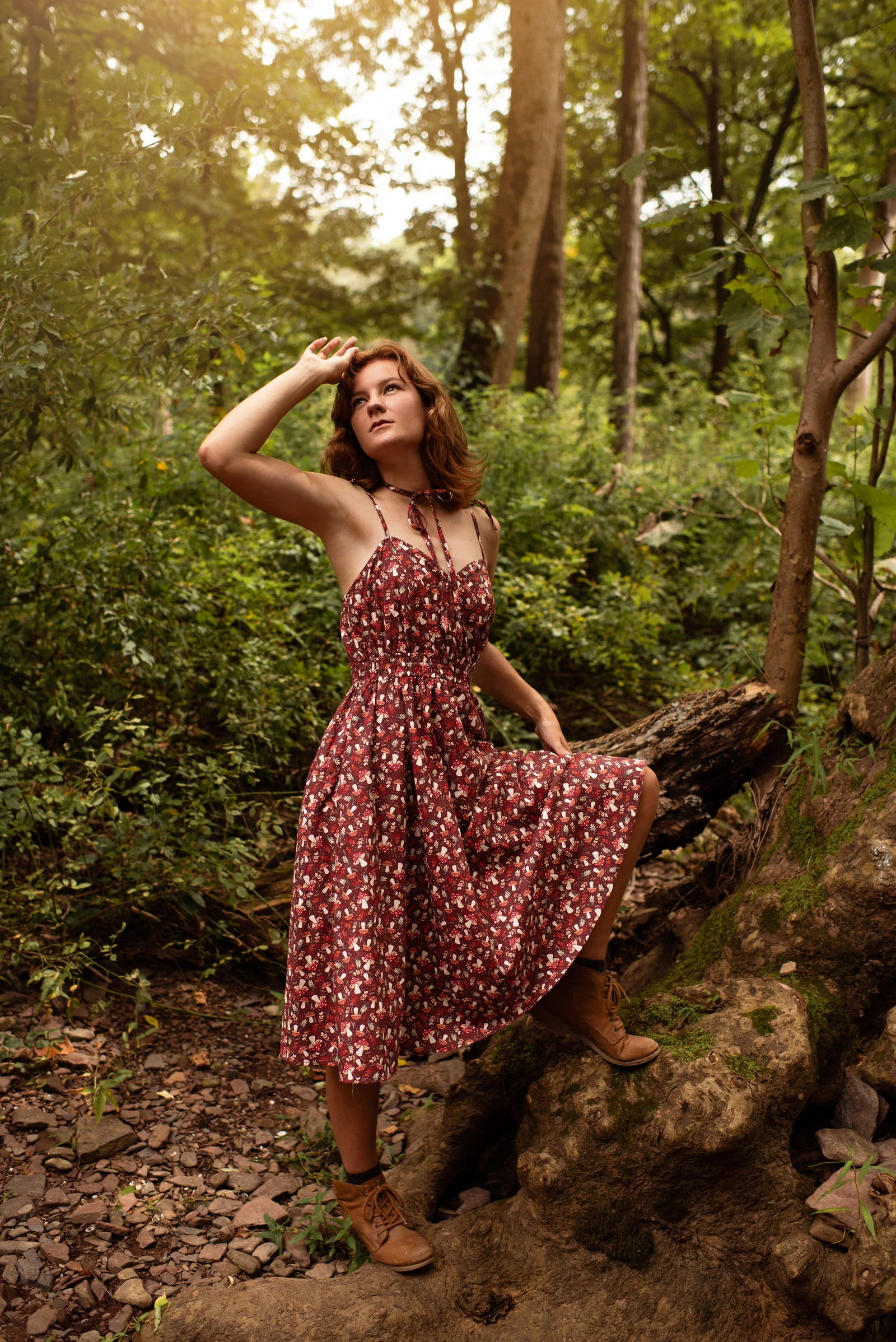 Mushroom Picnic Dress - Image 23