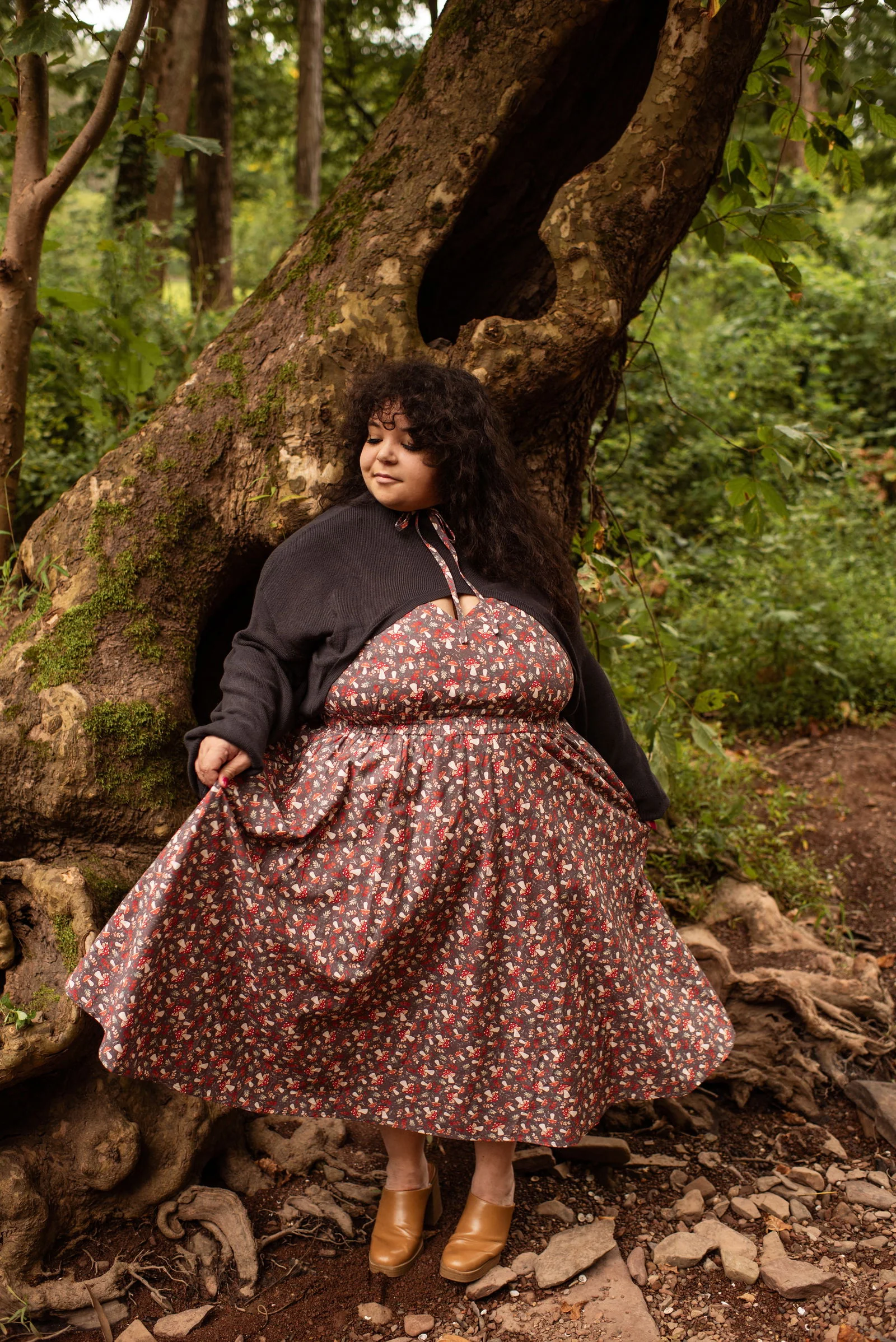 Mushroom Picnic Dress - Image 5