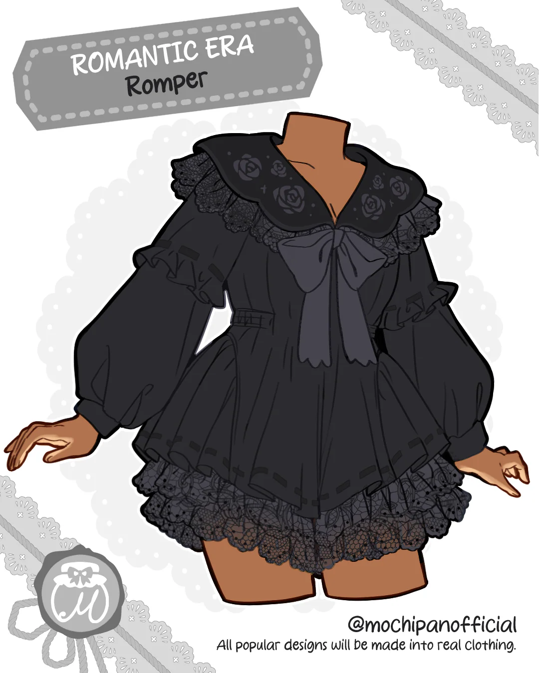 (Interest Check) Romantic Era Romper (In Development)