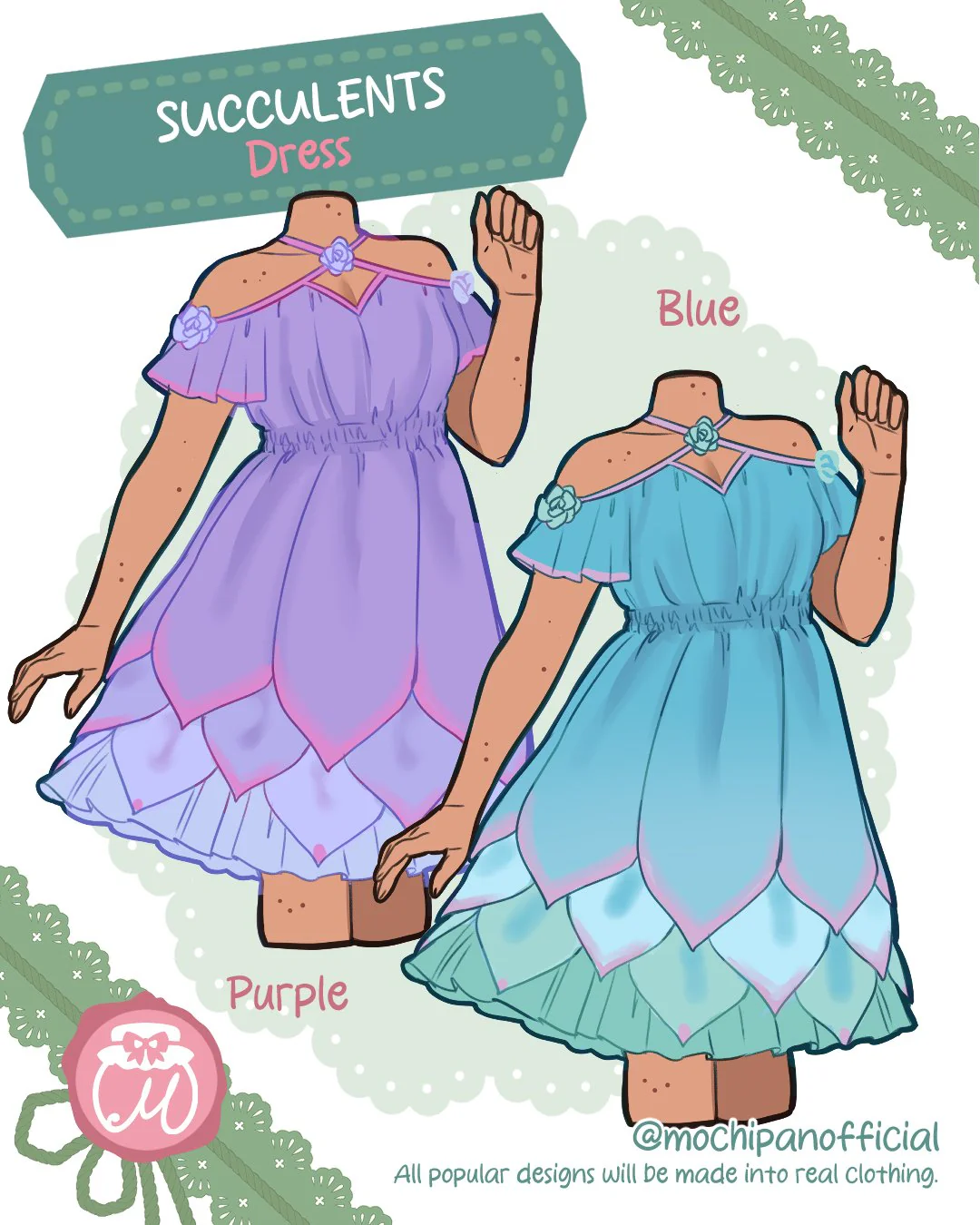 (Interest Check) Succulent Dress - Image 2