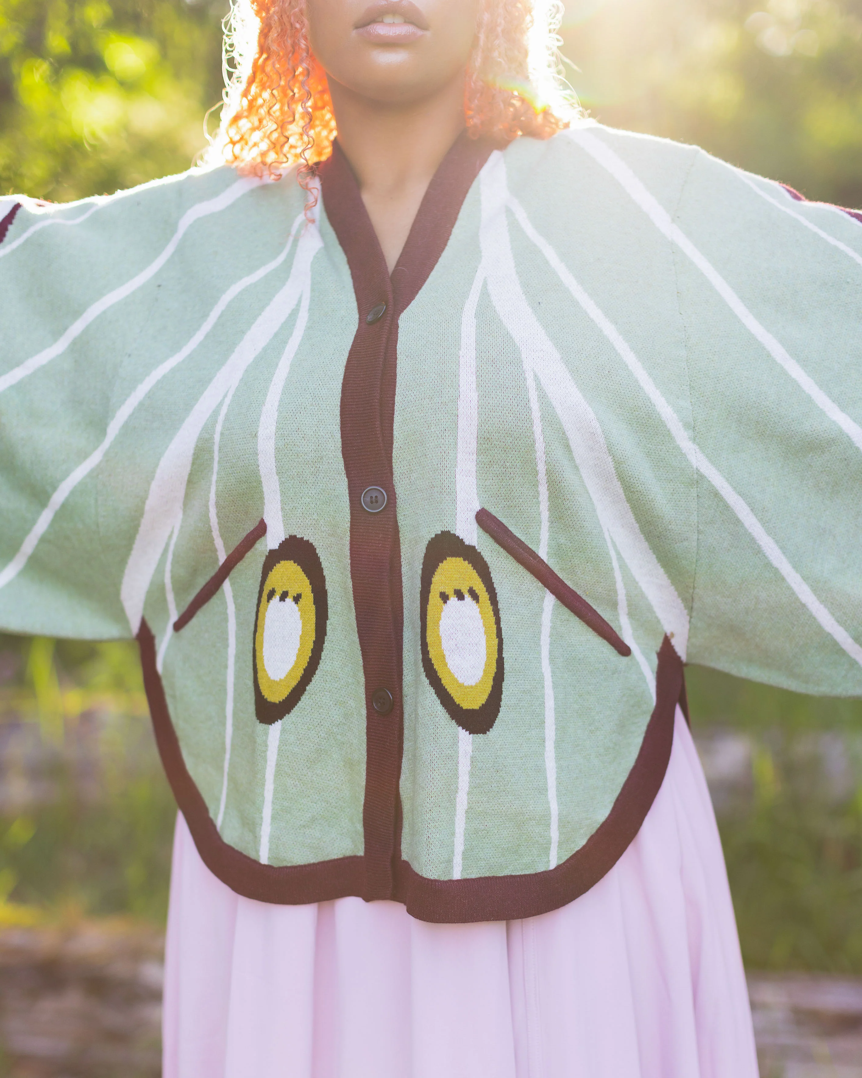 Luna Moth Cardigan - Image 6
