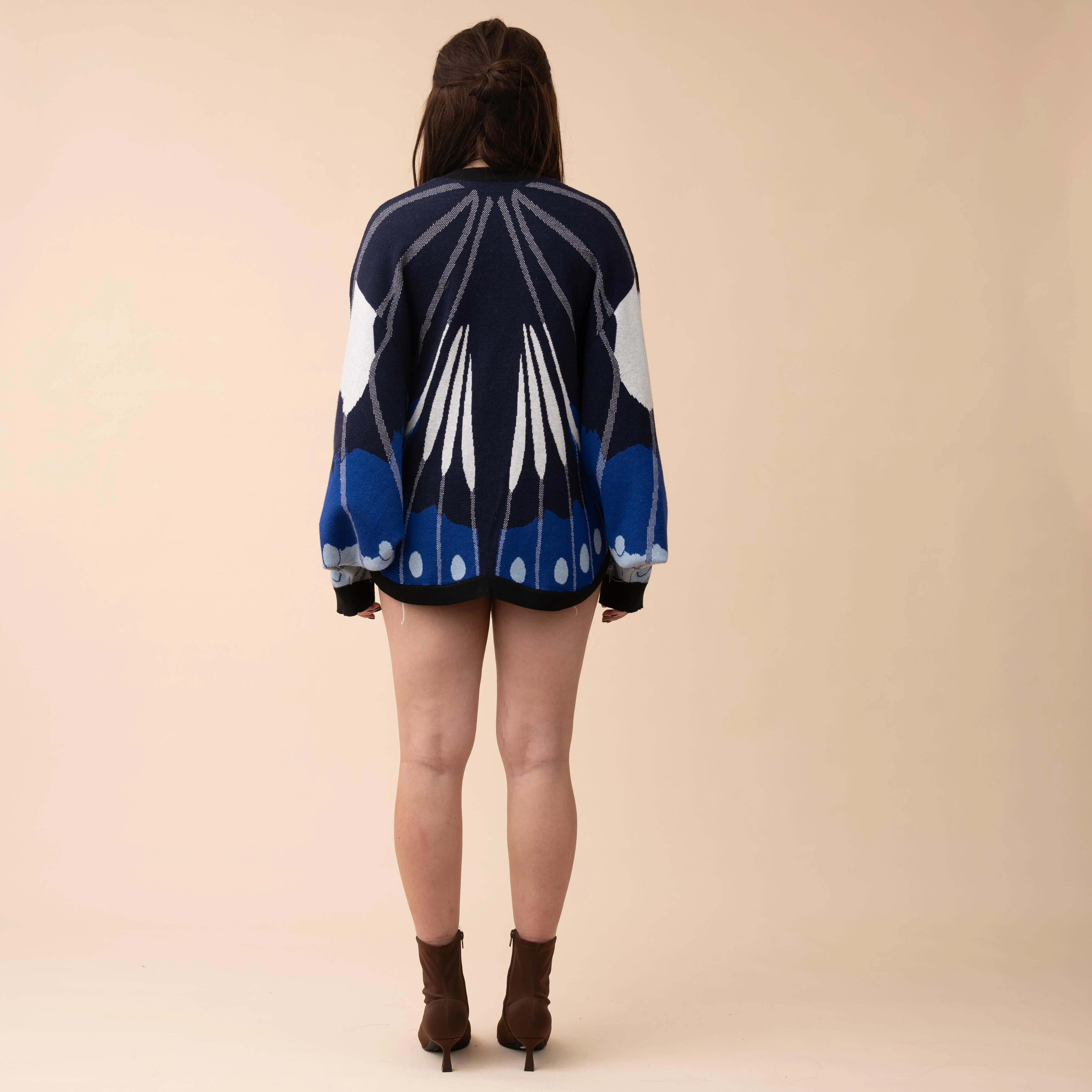 Magpie Crow Butterfly Cardigan - Image 10