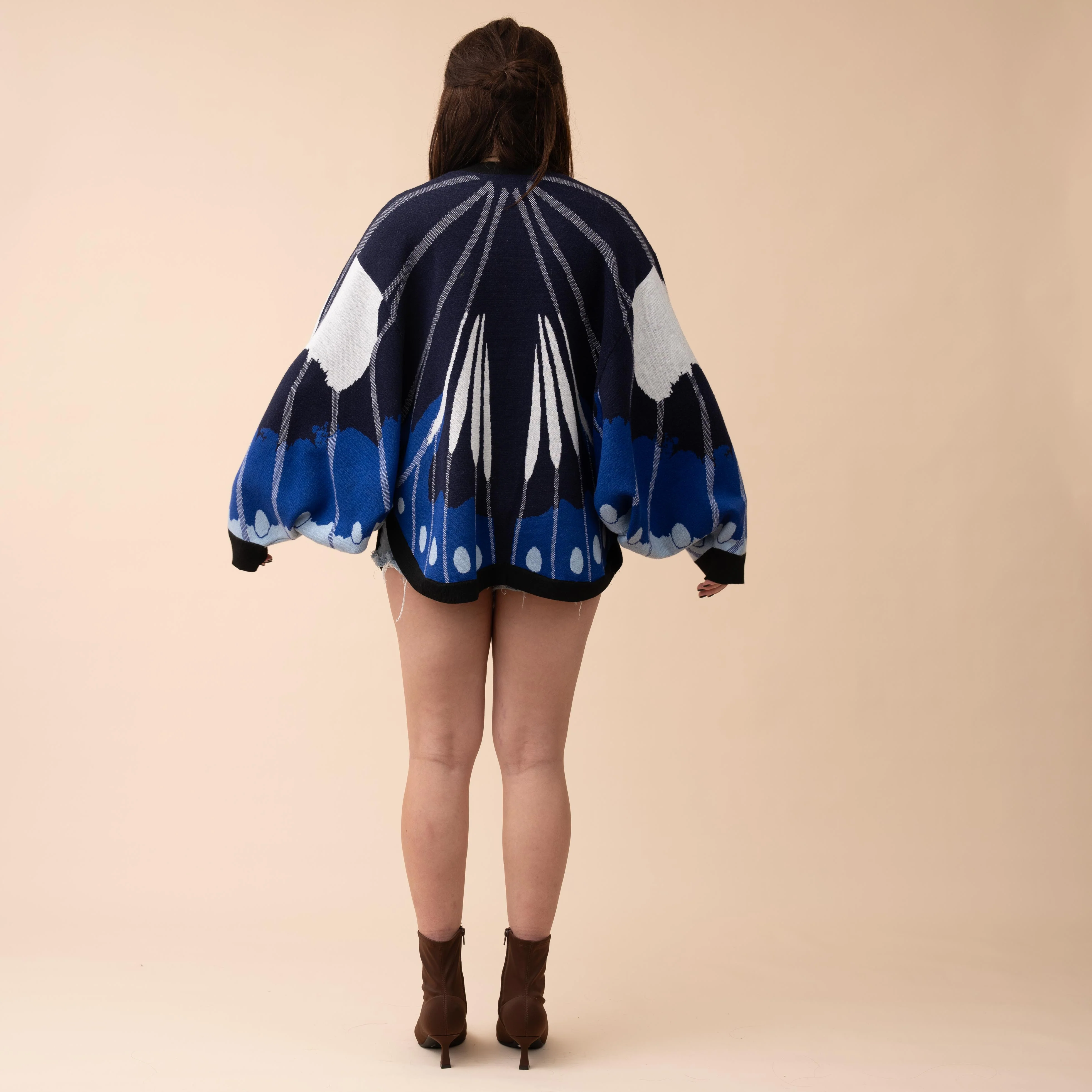 Magpie Crow Butterfly Cardigan - Image 12