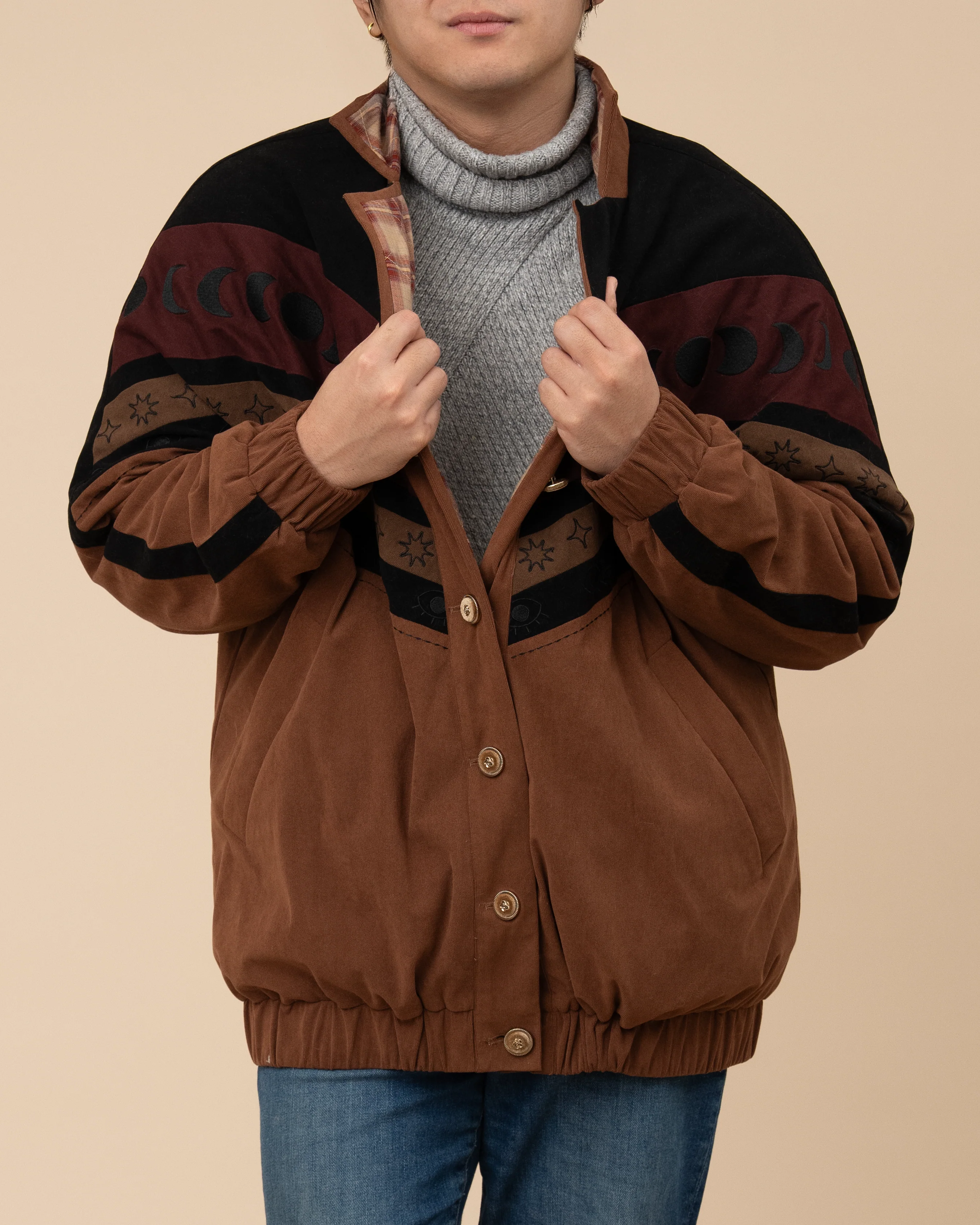 Moon Phase Bomber Jacket - Image 6