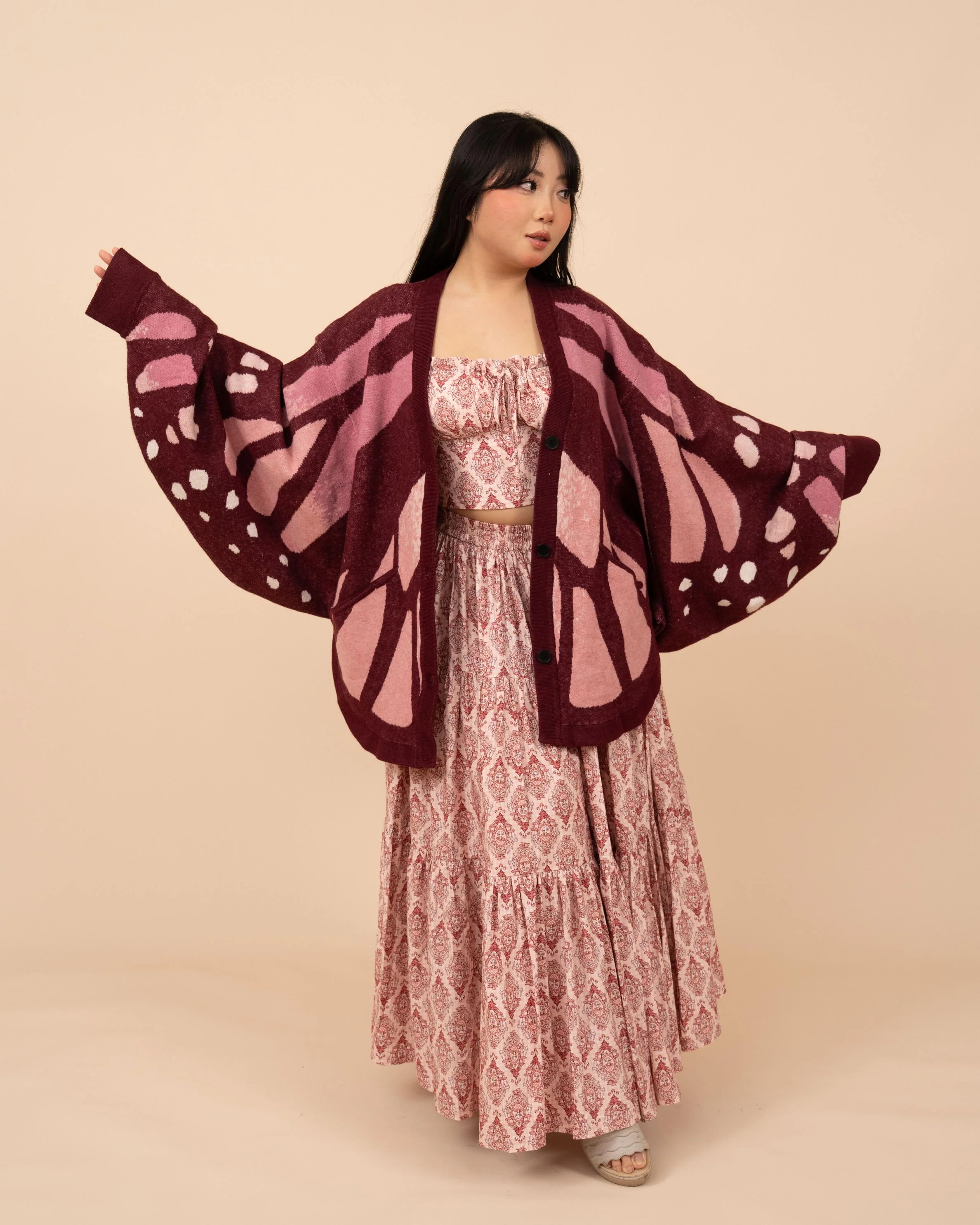 Pink Monarch Cardigan - Image 14