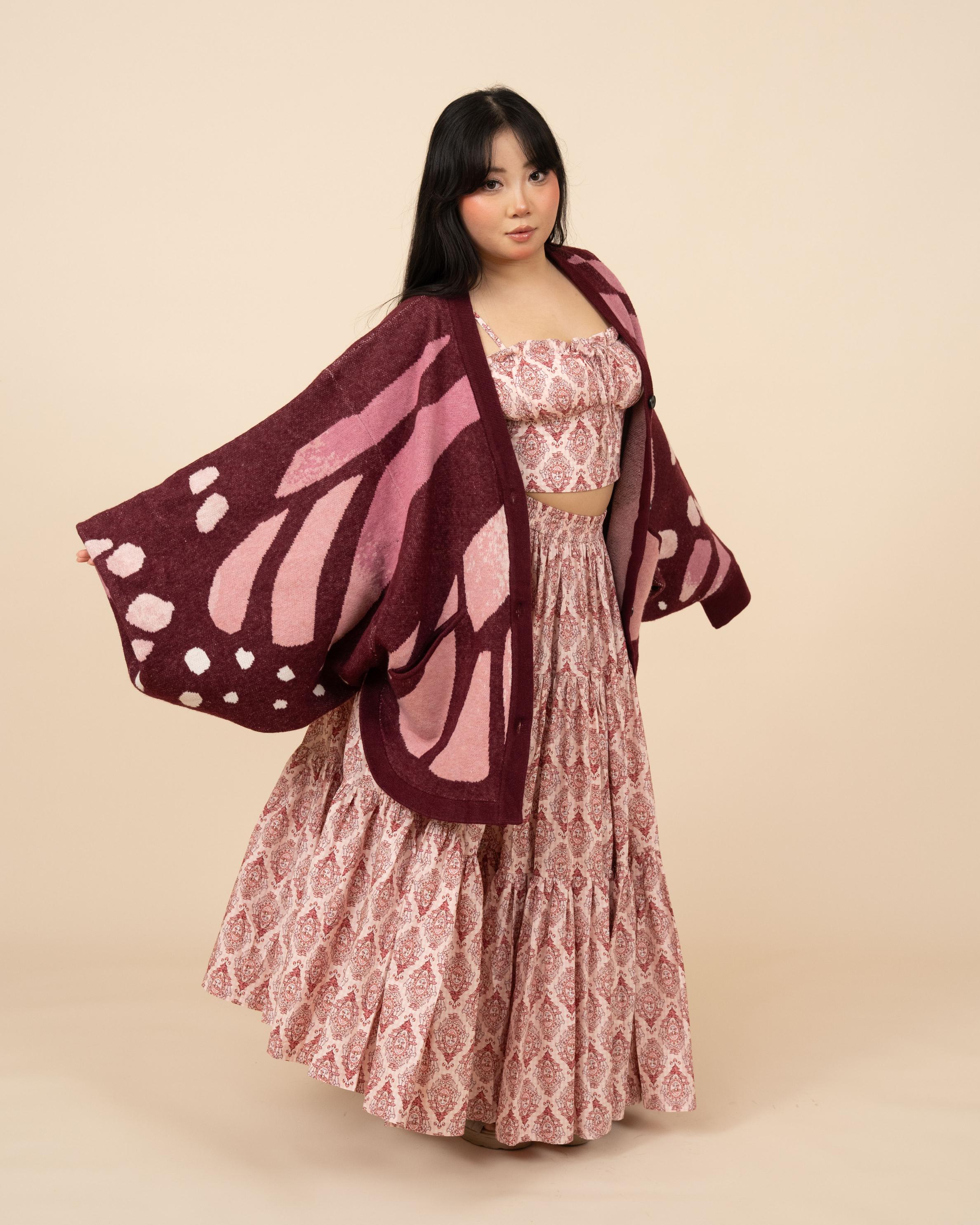 Pink Monarch Cardigan - Image 15