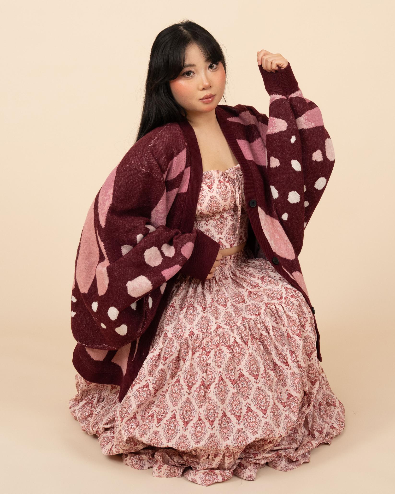 Pink Monarch Cardigan - Image 16