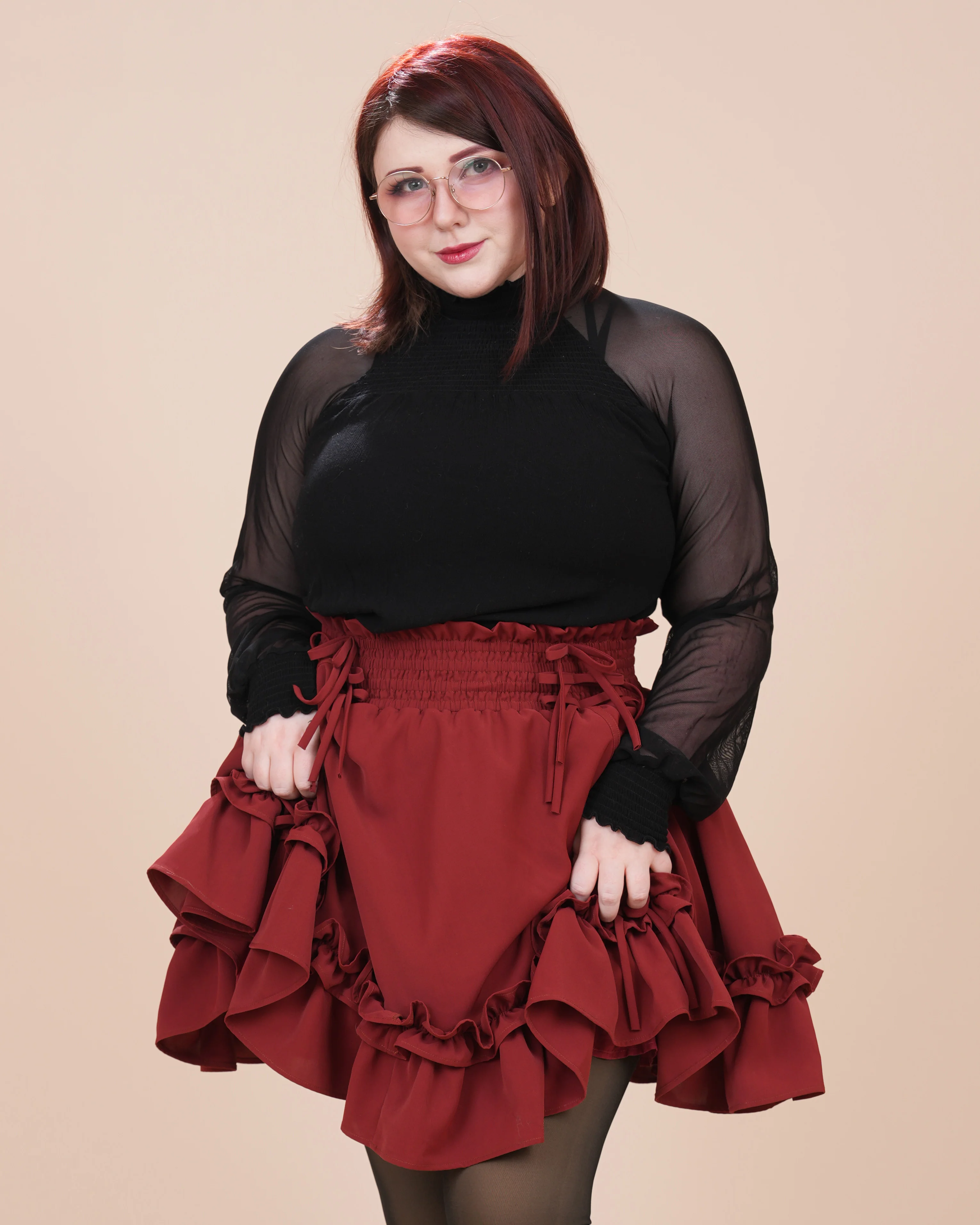 Fleur Skirt in Carmine Rose (Pre-Order CLOSED) (ESD July 1st - 7th, 2026) - Image 15