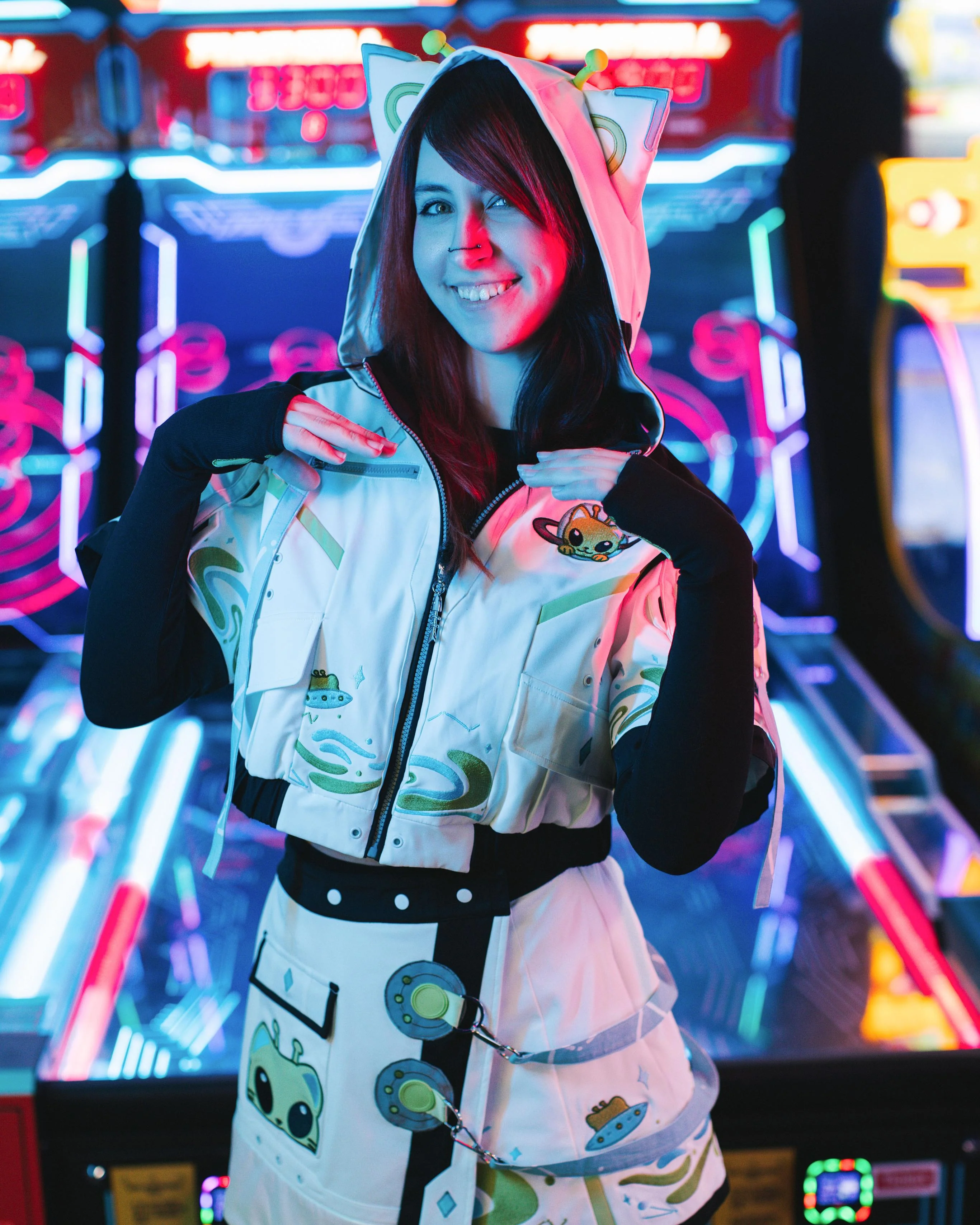 Glorp Cat Cropped Jacket (Pre-Order CLOSED) (ESD October 5th - 25th, 2026) - Image 5