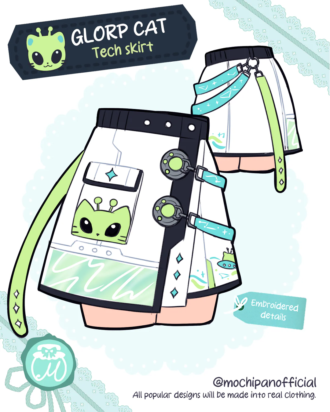 Glorp Cat Tech Skirt (Pre-Order CLOSED) (ESD October 5th - 25th, 2026) - Image 21