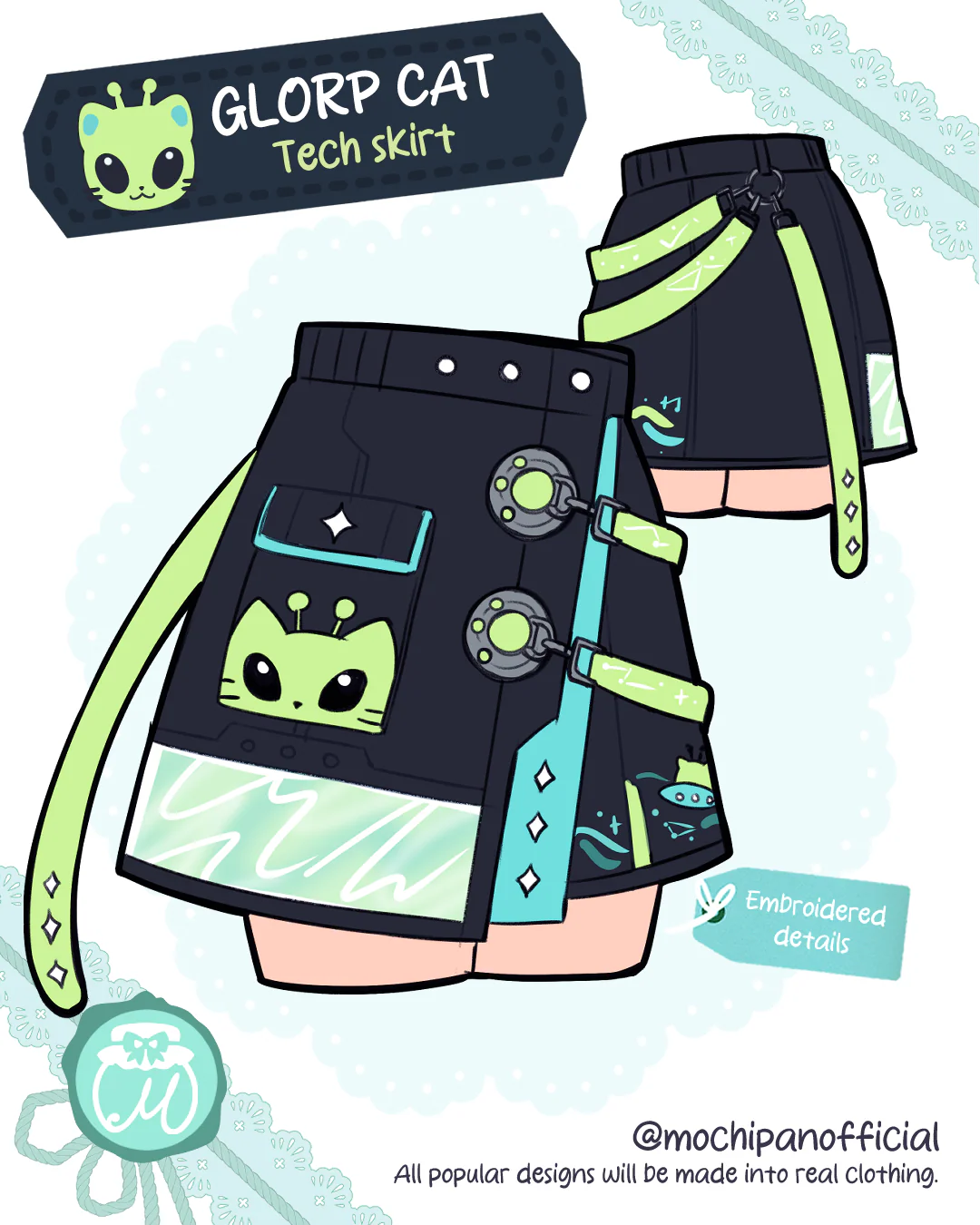 Glorp Cat Tech Skirt (Pre-Order CLOSED) (ESD October 5th - 25th, 2026) - Image 22
