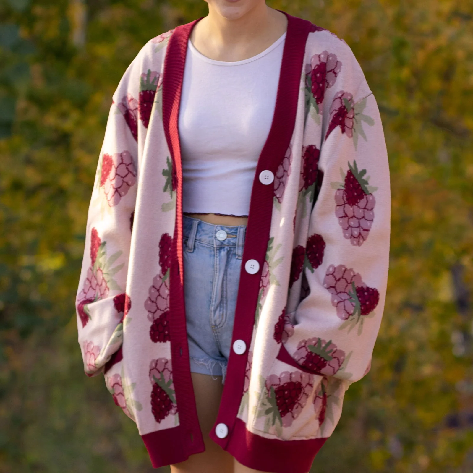 Raspberry Cardigan - Image 13