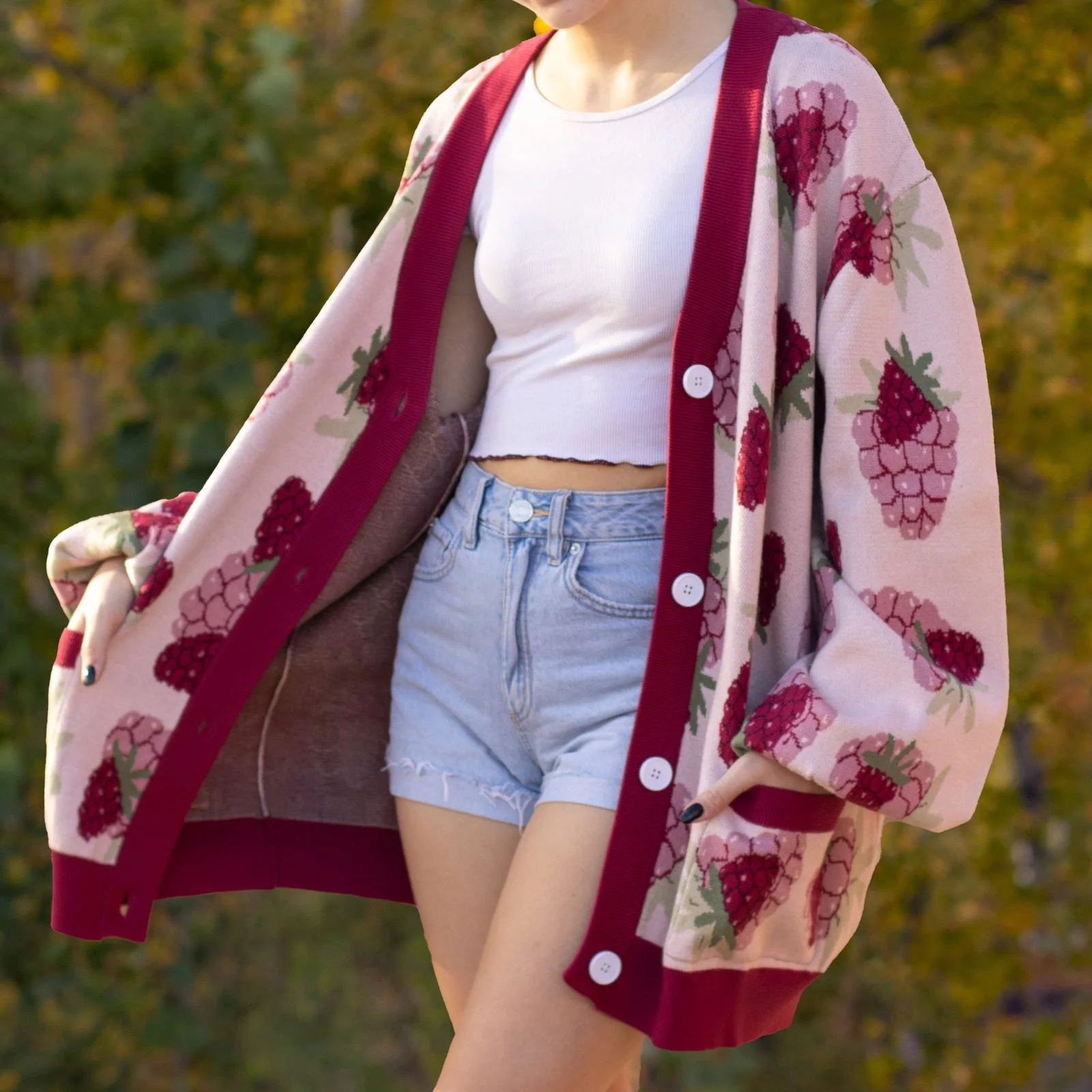 Raspberry Cardigan - Image 14