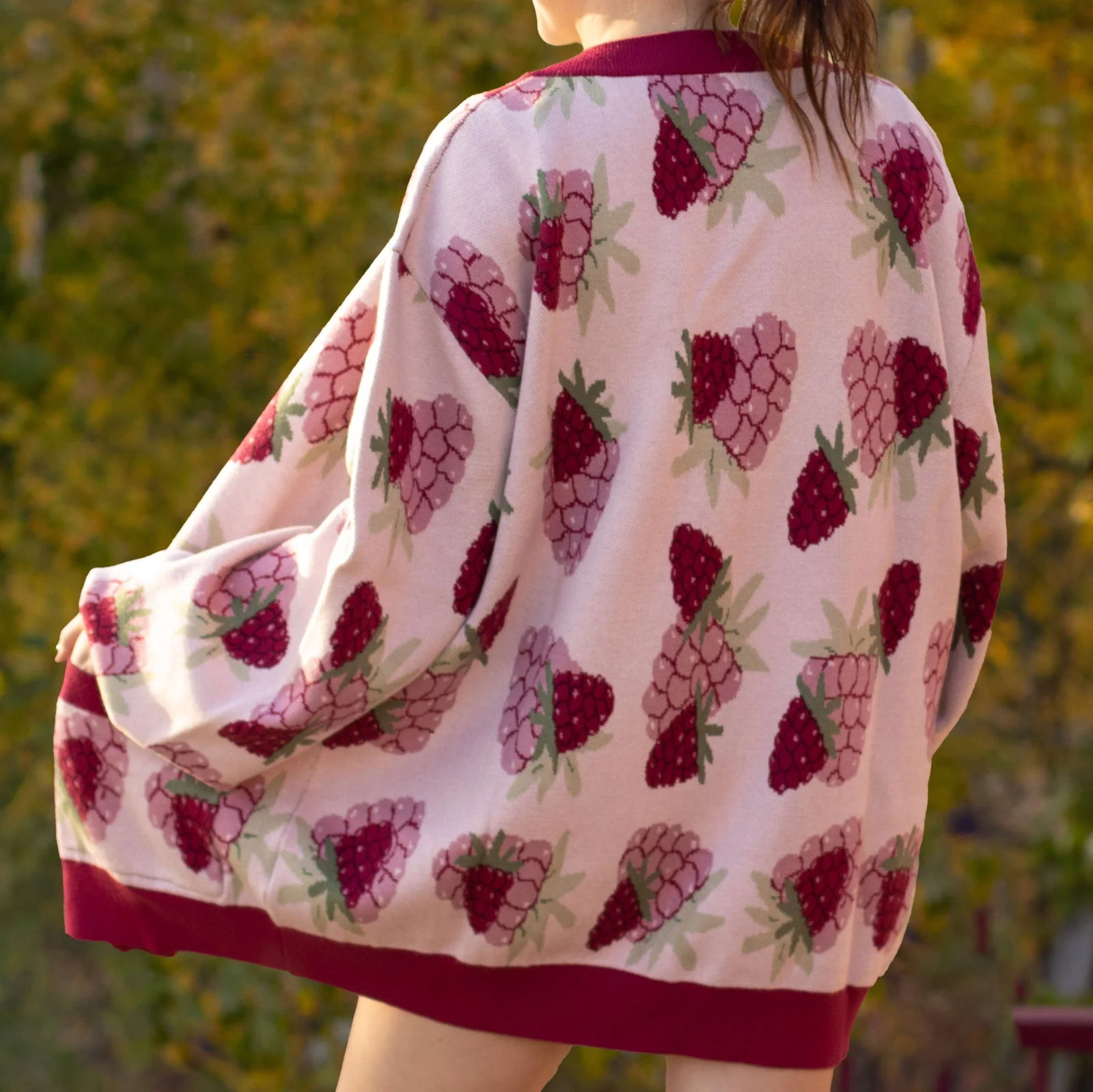 Raspberry Cardigan - Image 9