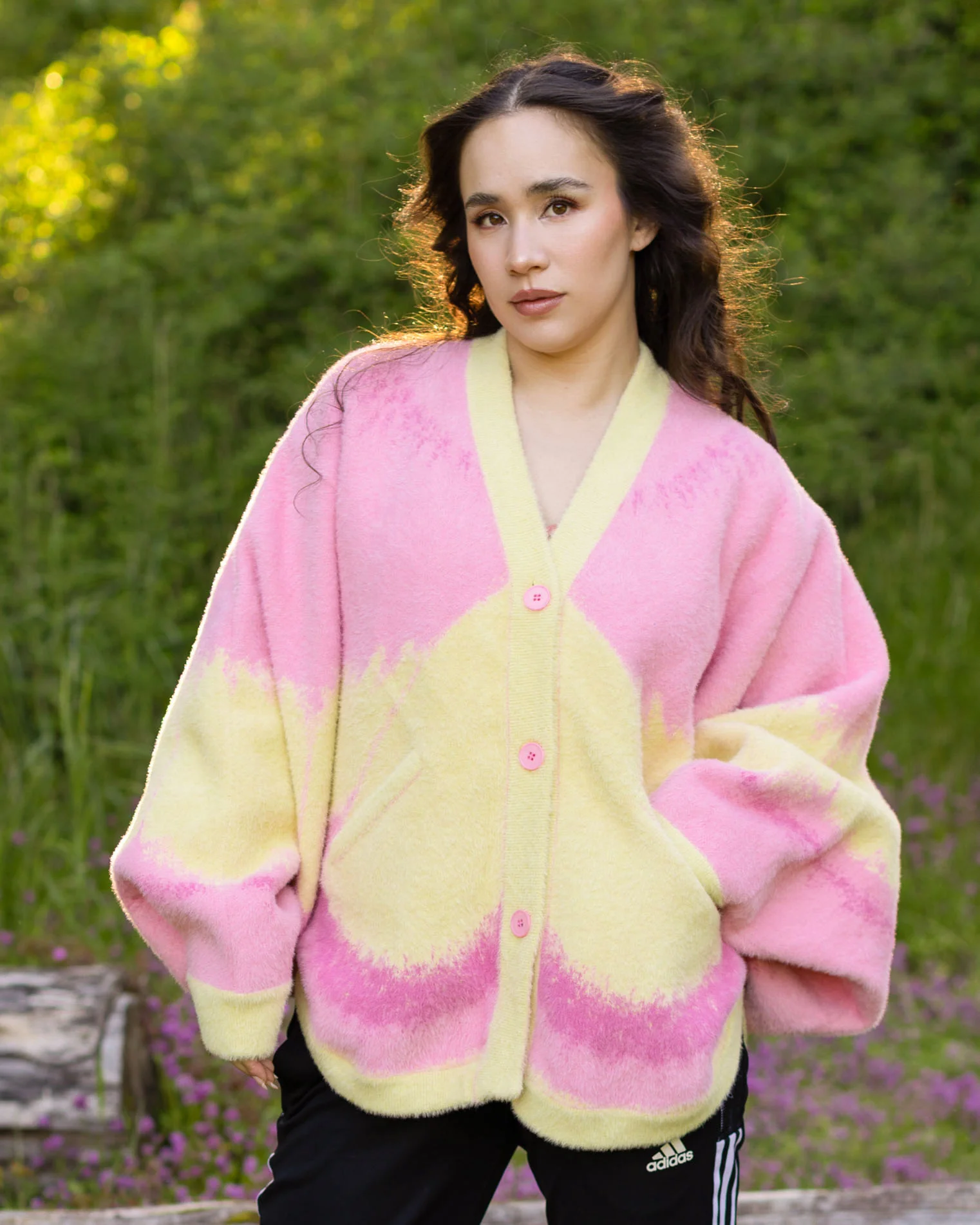 Rosy Maple Moth Cardigan - Image 6