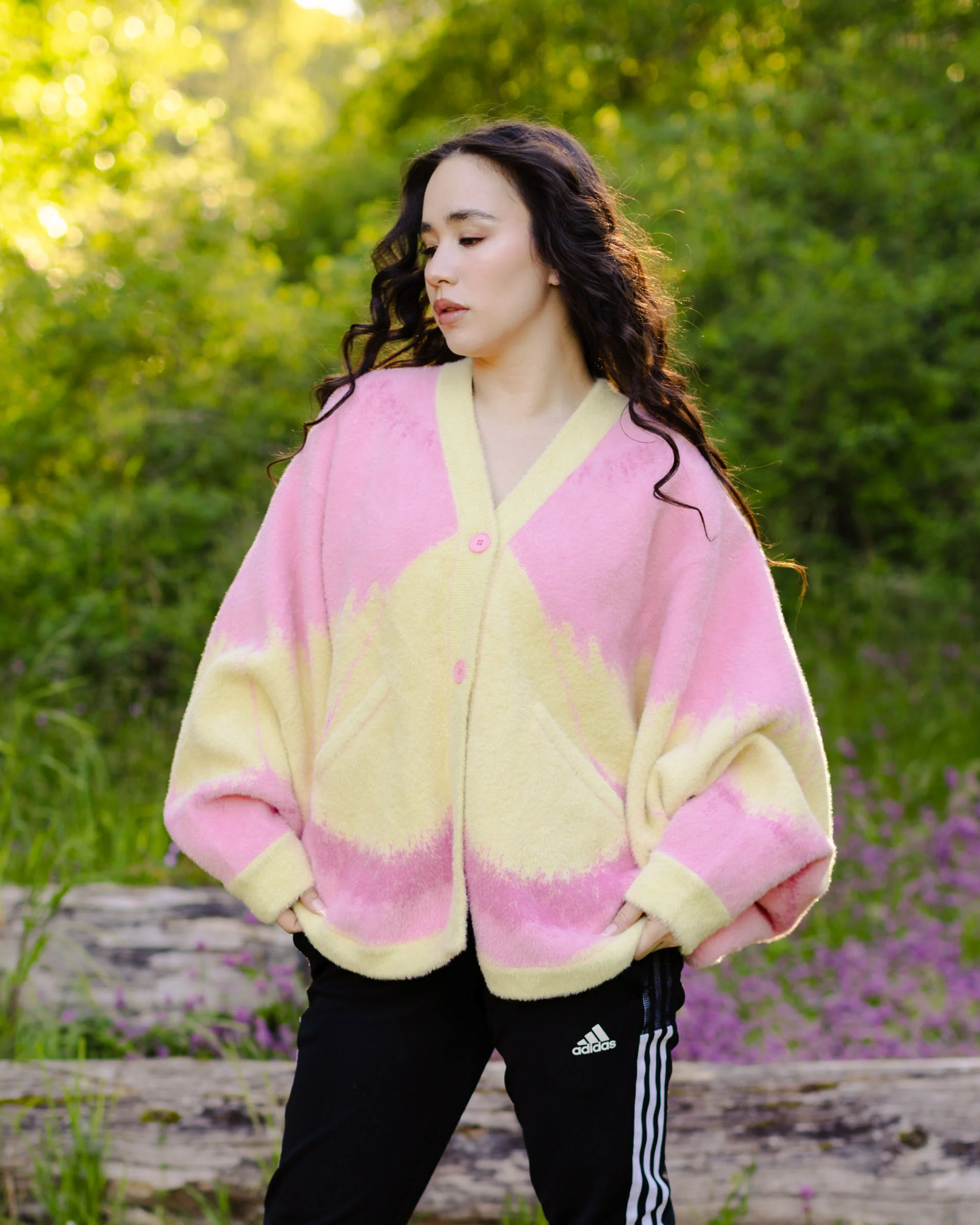 Rosy Maple Moth Cardigan - Image 7
