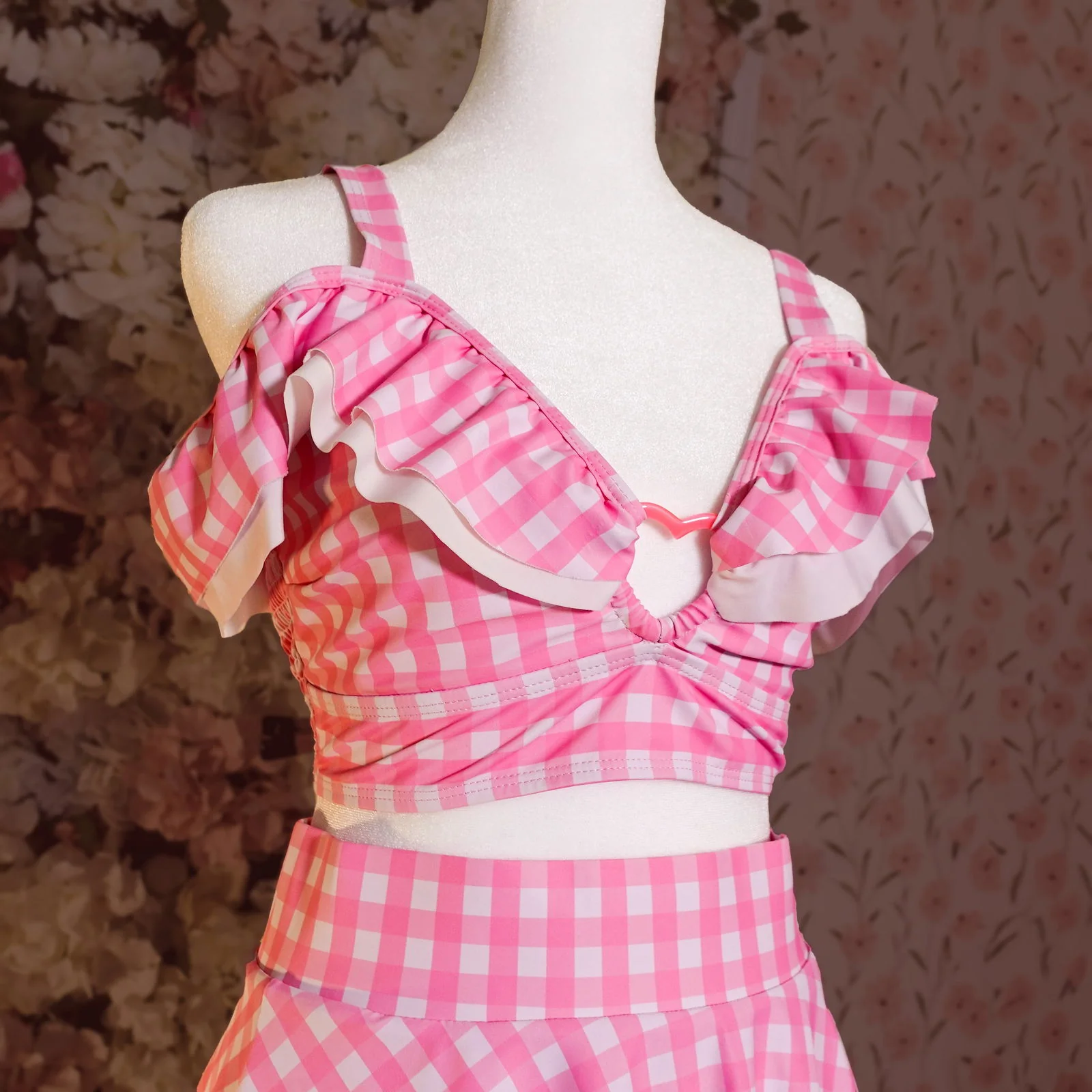 Shibuya's Pink Gingham Bikini [TOP & BOTTOMS SOLD SEPARATELY] - Image 4