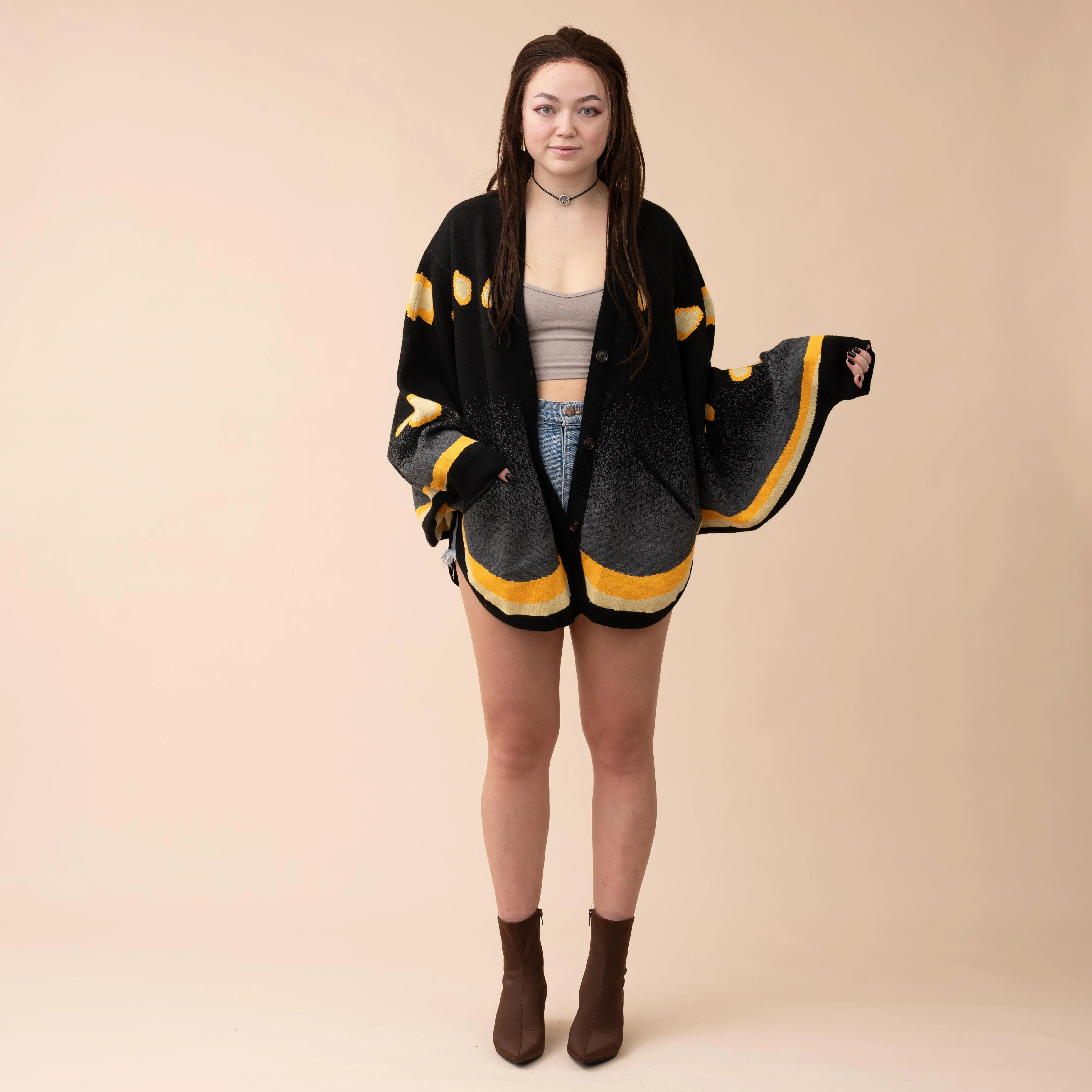 Smoky Emperor Moth Cardigan (Restocking July 20th, 2026) - Image 4