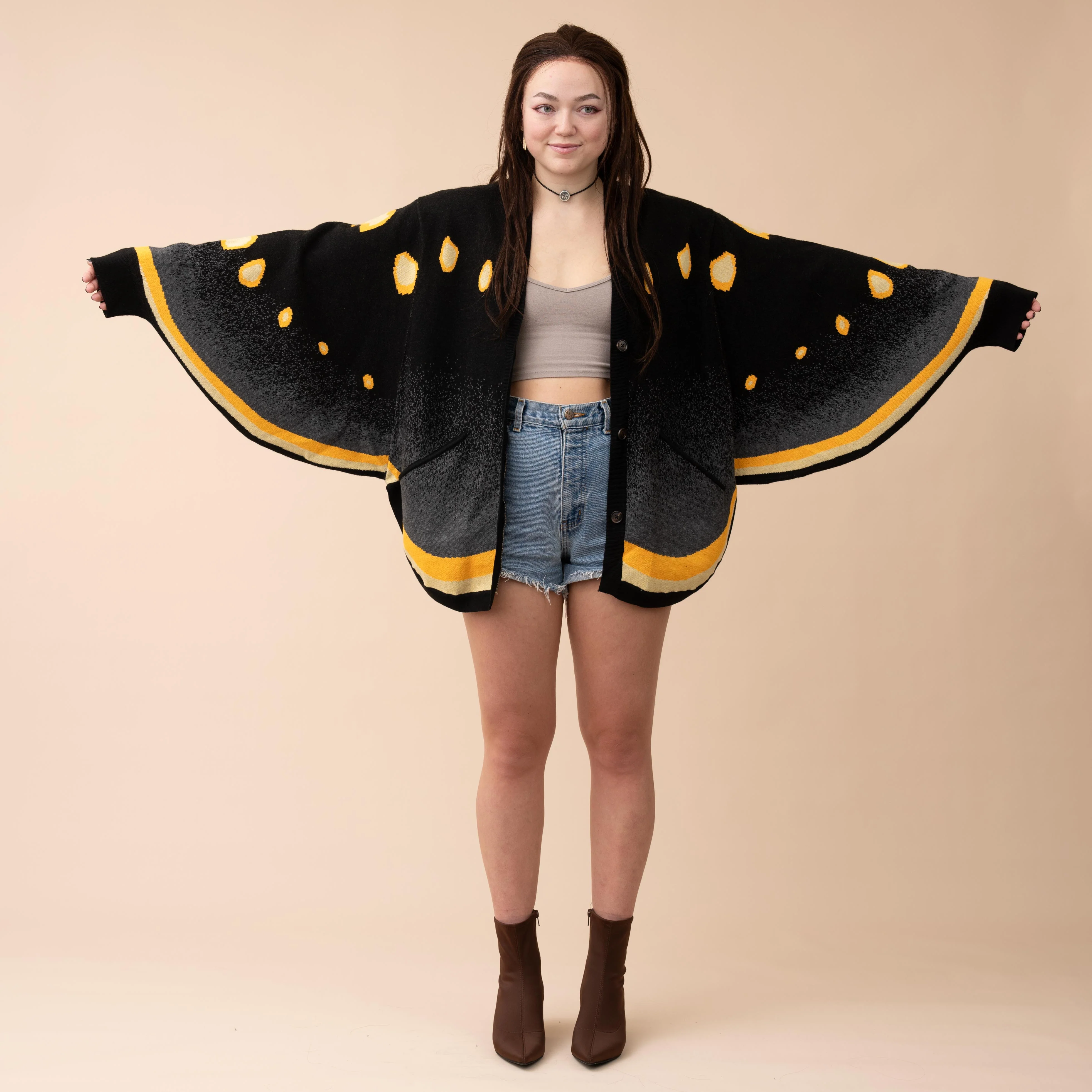 Smoky Emperor Moth Cardigan (Restocking July 20th, 2026) - Image 5