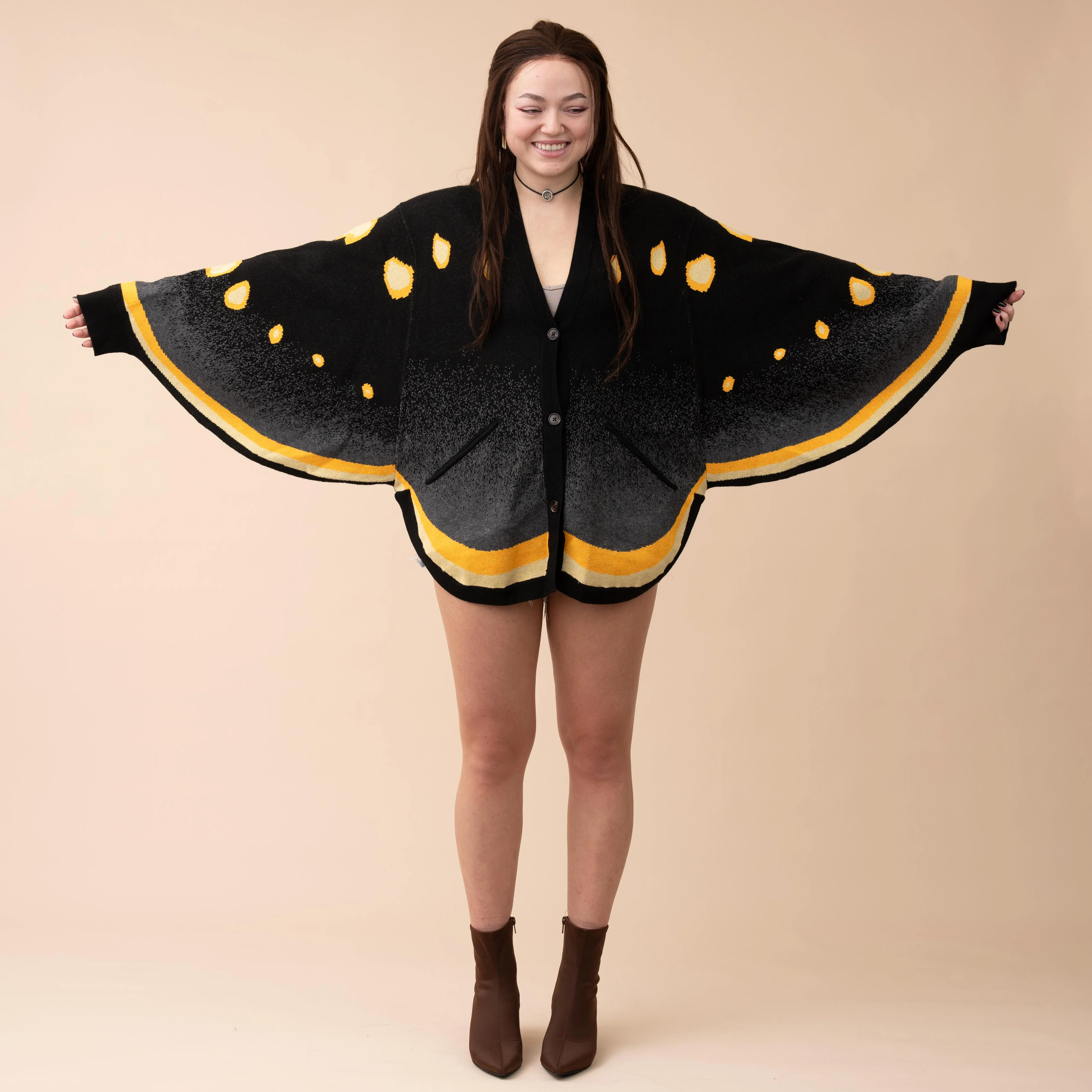 Smoky Emperor Moth Cardigan (Restocking July 20th, 2026) - Image 7
