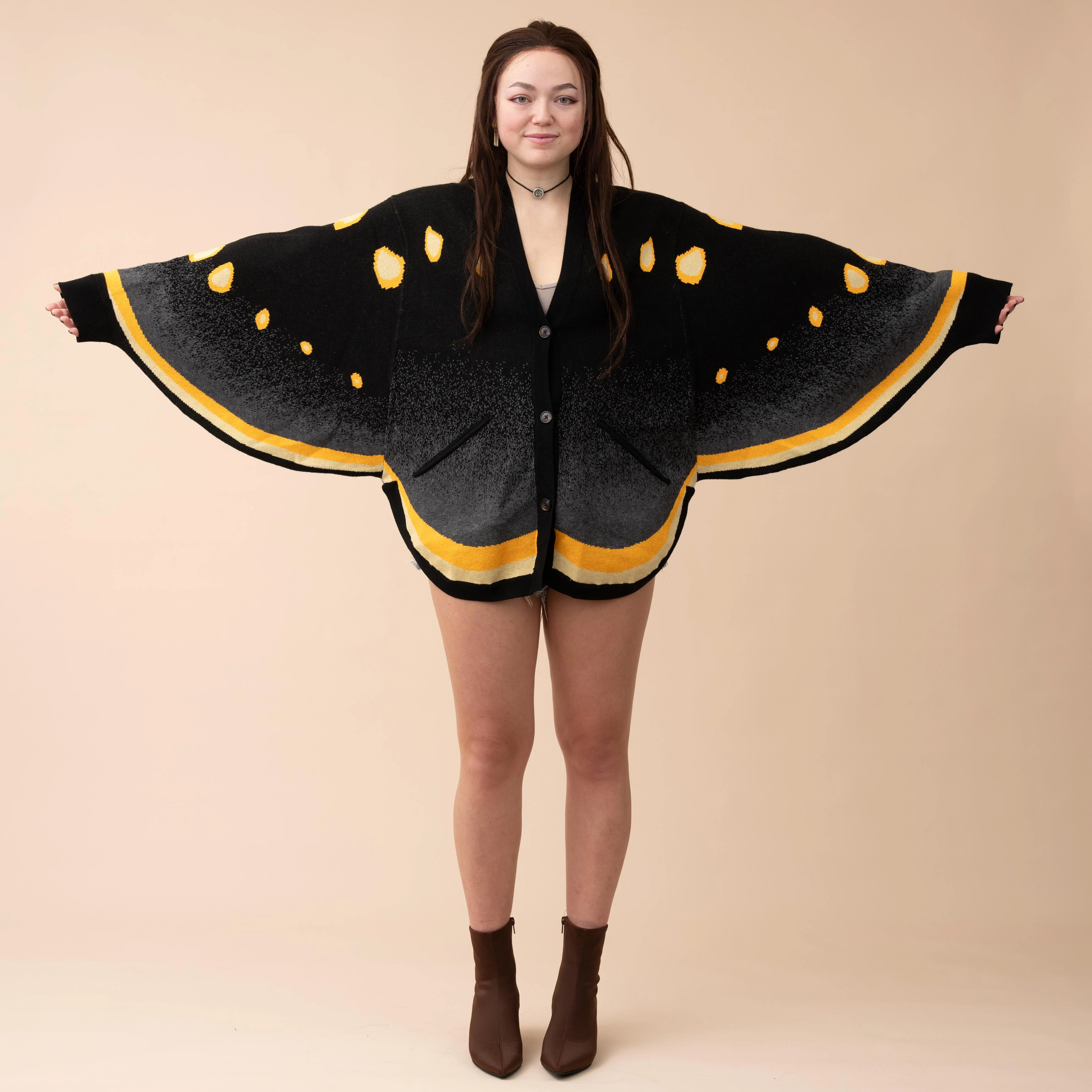 Smoky Emperor Moth Cardigan (Restocking July 20th, 2026) - Image 8